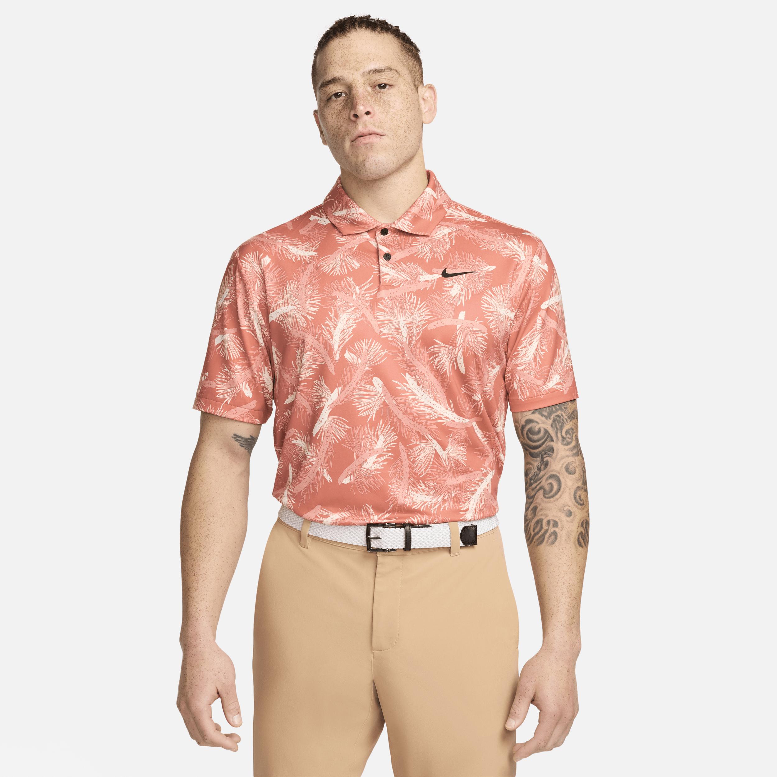 Nike Tour Dri Fit Golf Polo in Pink for Men Lyst UK