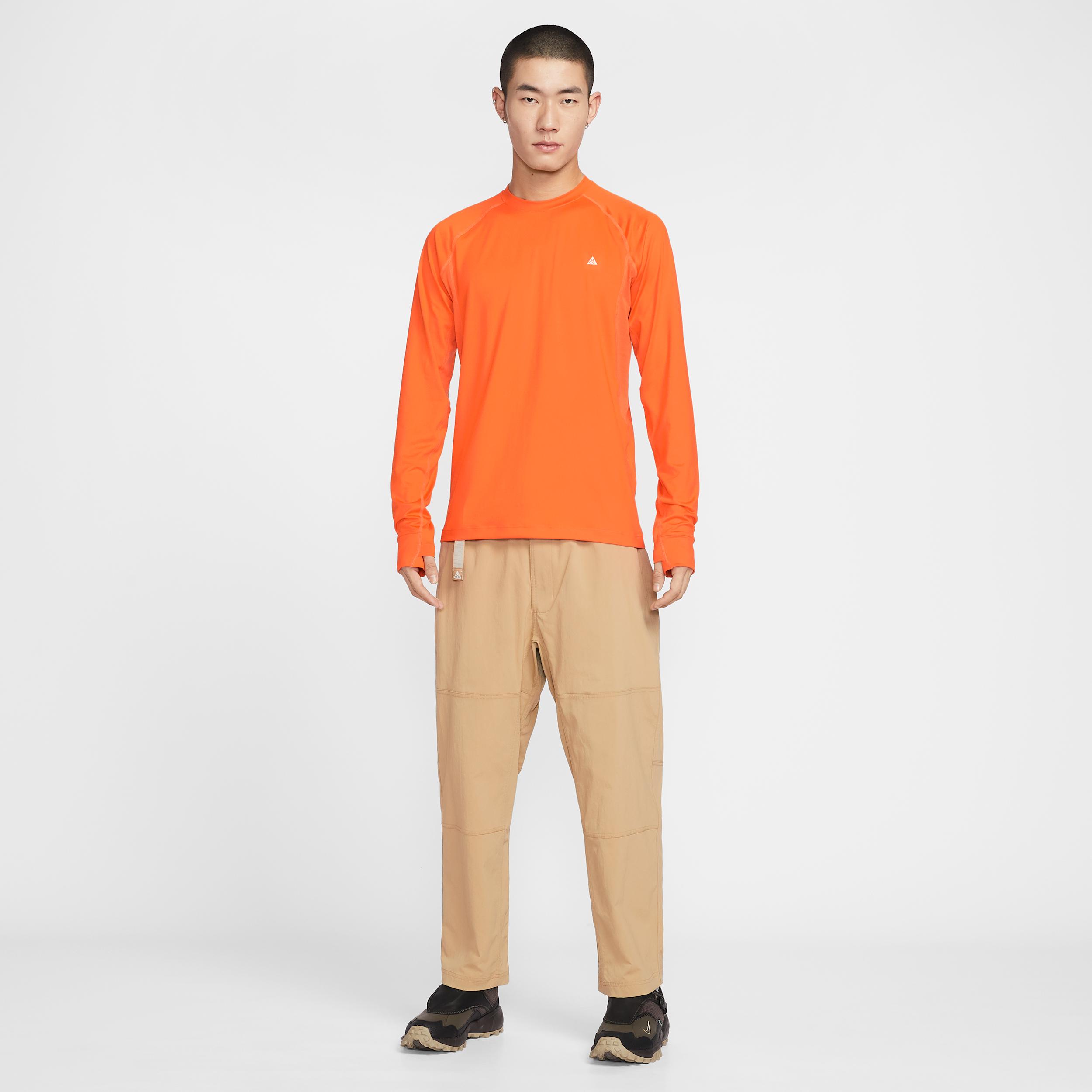 nike orange base layer long sleeve