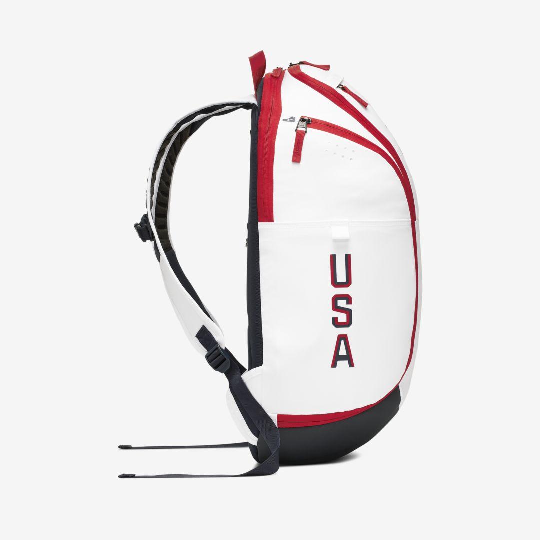 Nike Hoops Elite Team Usa Basketball Backpack in White for Men | Lyst