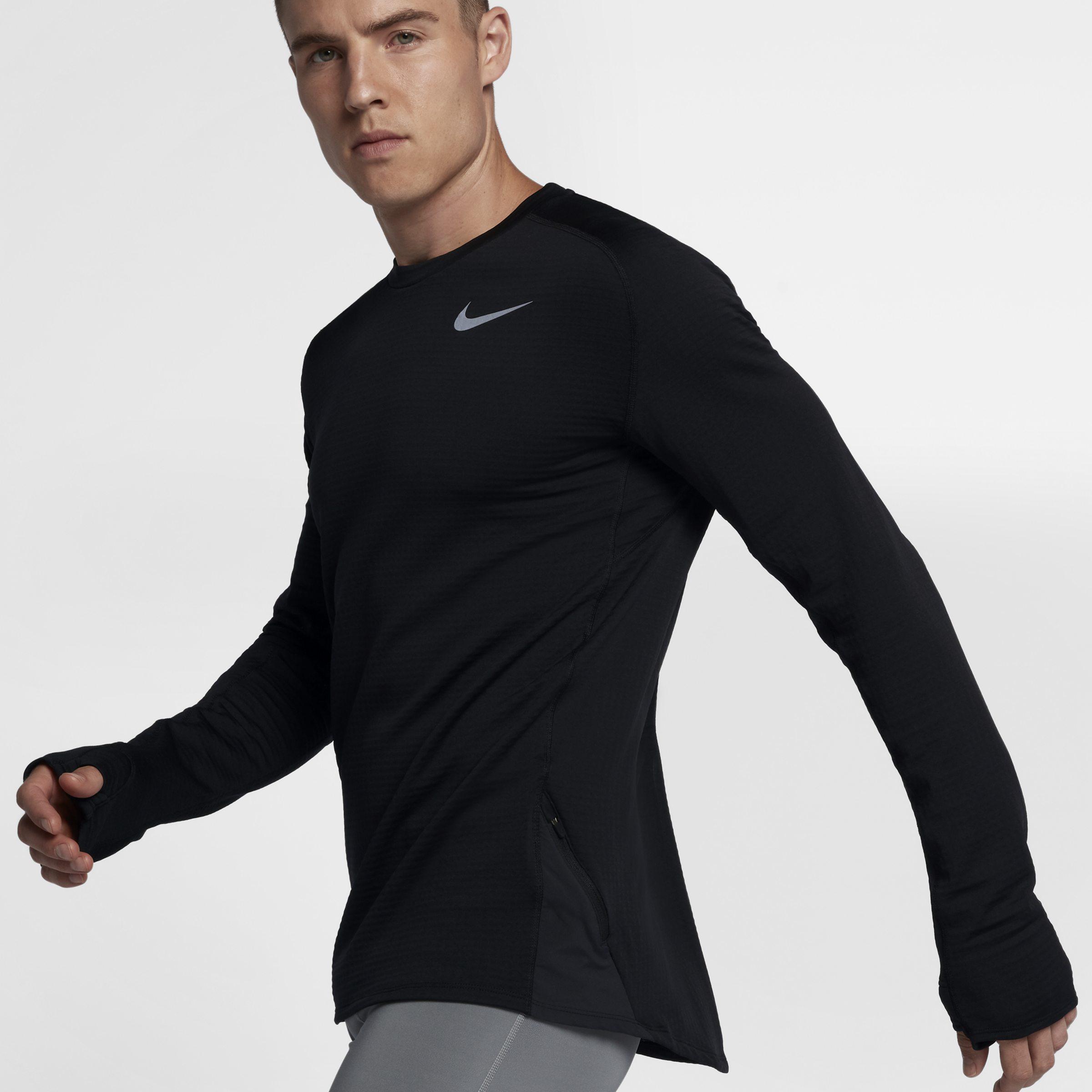 nike element long sleeve running top