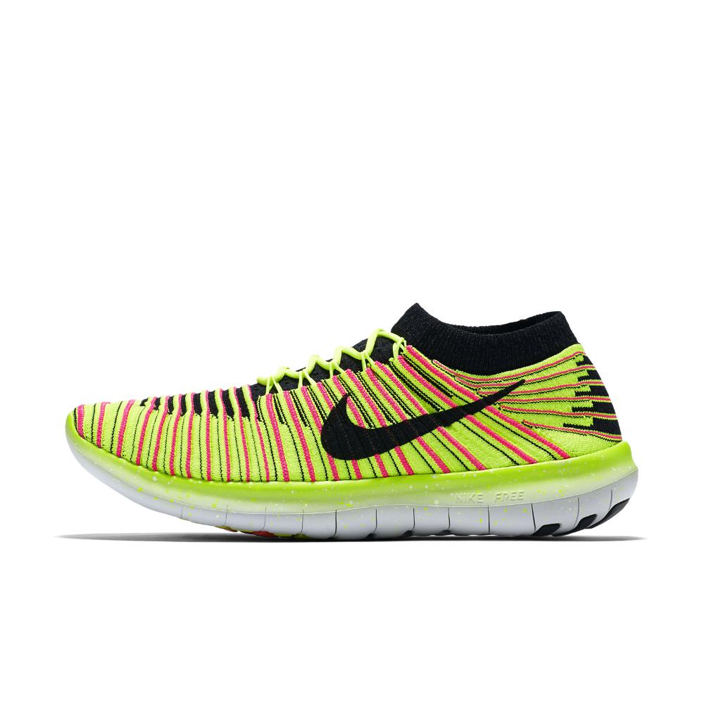 Nike Synthetic Free Rn Motion Flyknit Ultd Women's Running Shoe in Yellow -  Lyst