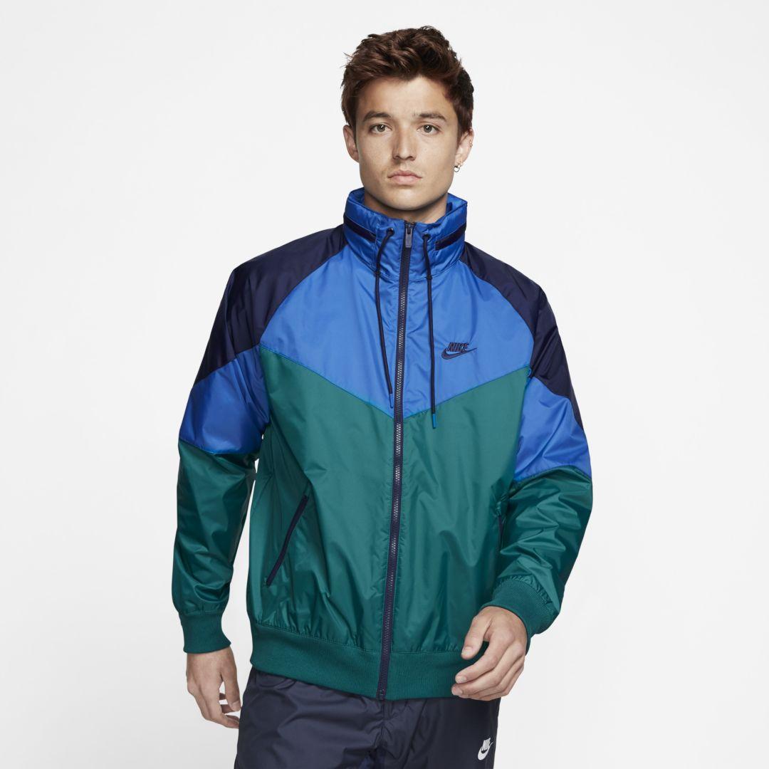 nike sportswear windrunner green