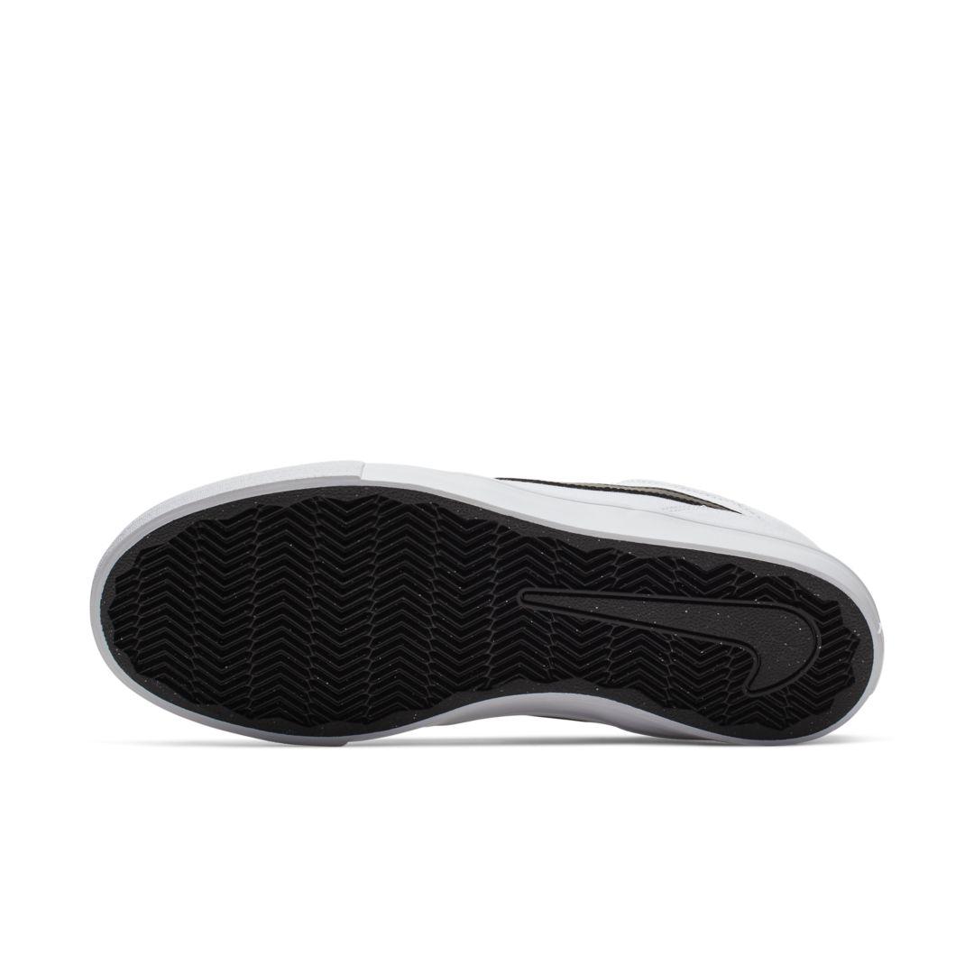 Nike Sb Portmore 2 Solarsoft Mid Canvas Skate Shoe in White for Men | Lyst