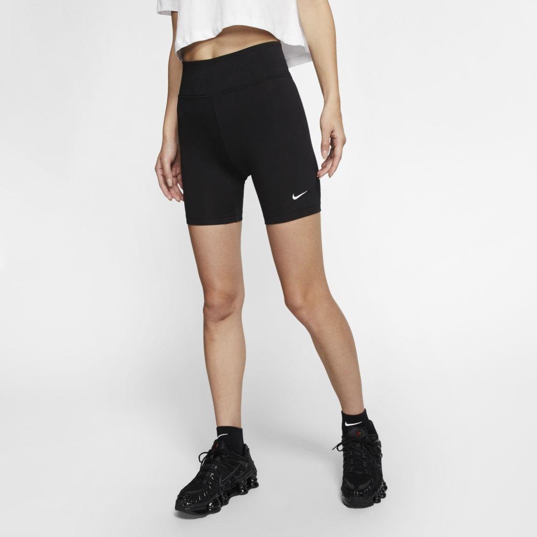 Government ordinance entry Metropolitan Nike Synthetic Sportswear Leg-a-see Bike Shorts in Black,Black,White  (Black) | Lyst