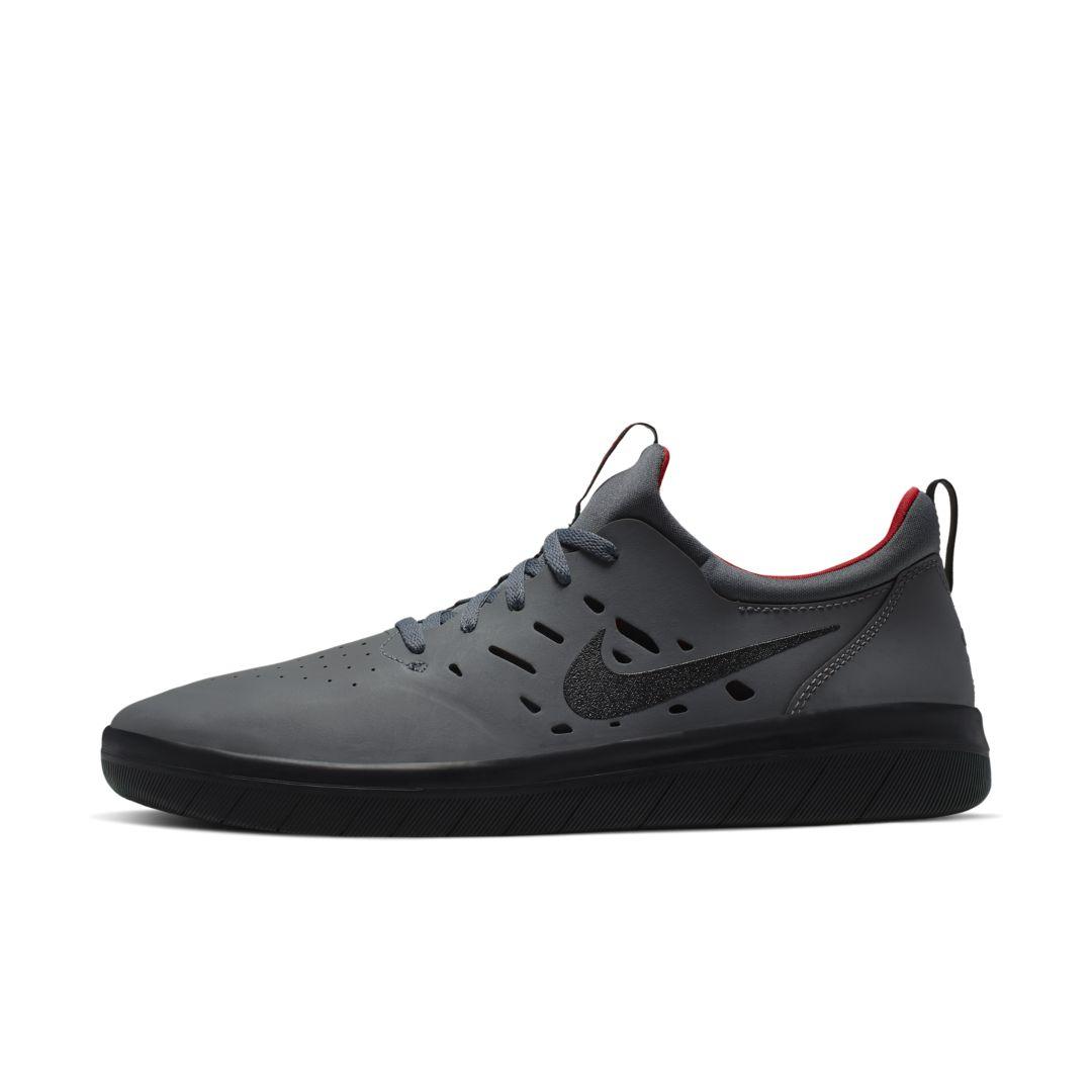 Nike Sb Nyjah Free Skate Shoe in Gray for Men | Lyst