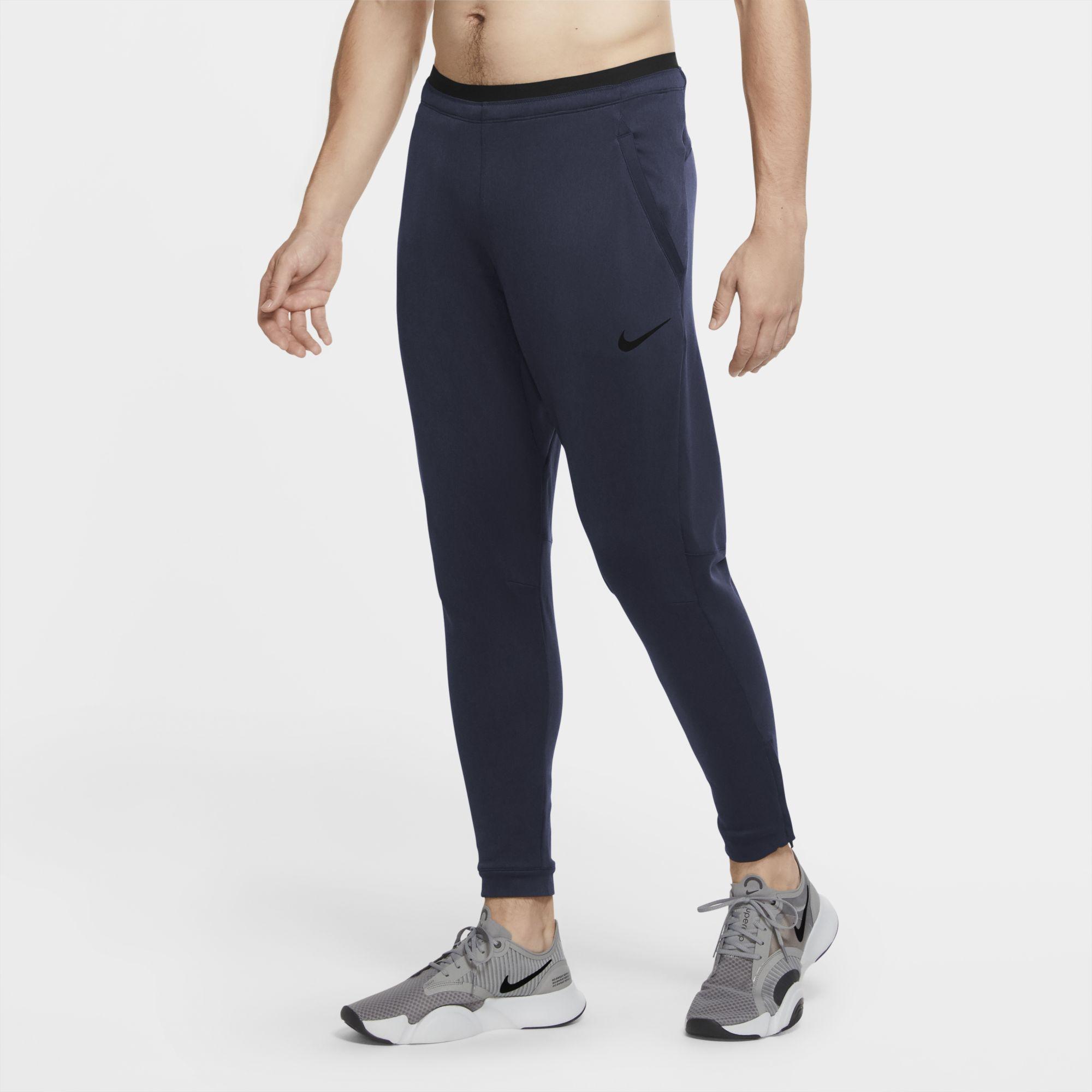 Nike Pro Fleece Pants in Blue (Black 