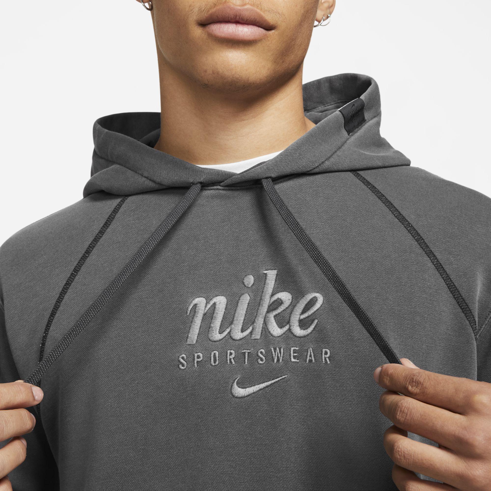 Nike Gel Heritage Hoodie in Black for Men | Lyst
