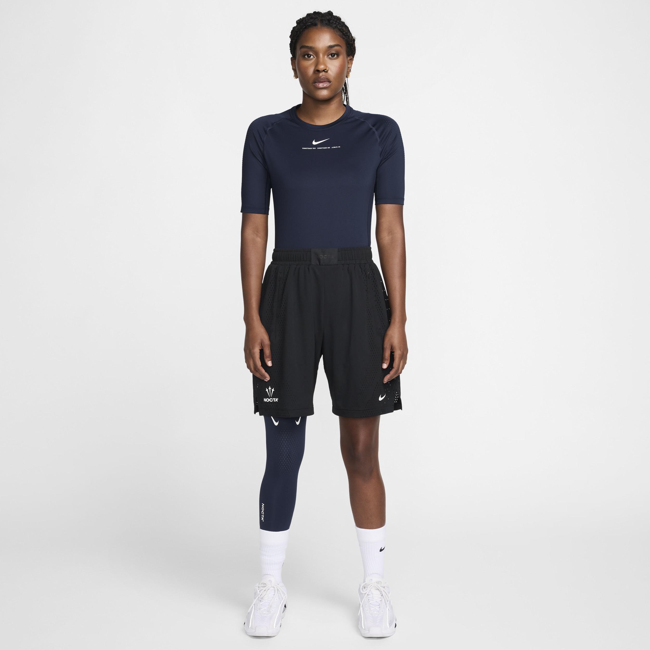 Nike Nocta Short-sleeve Base Layer Basketball Top in Blue