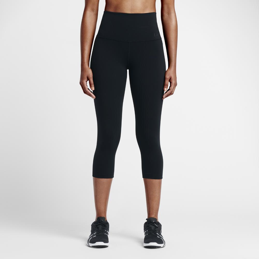 nike pro training capri legging in black