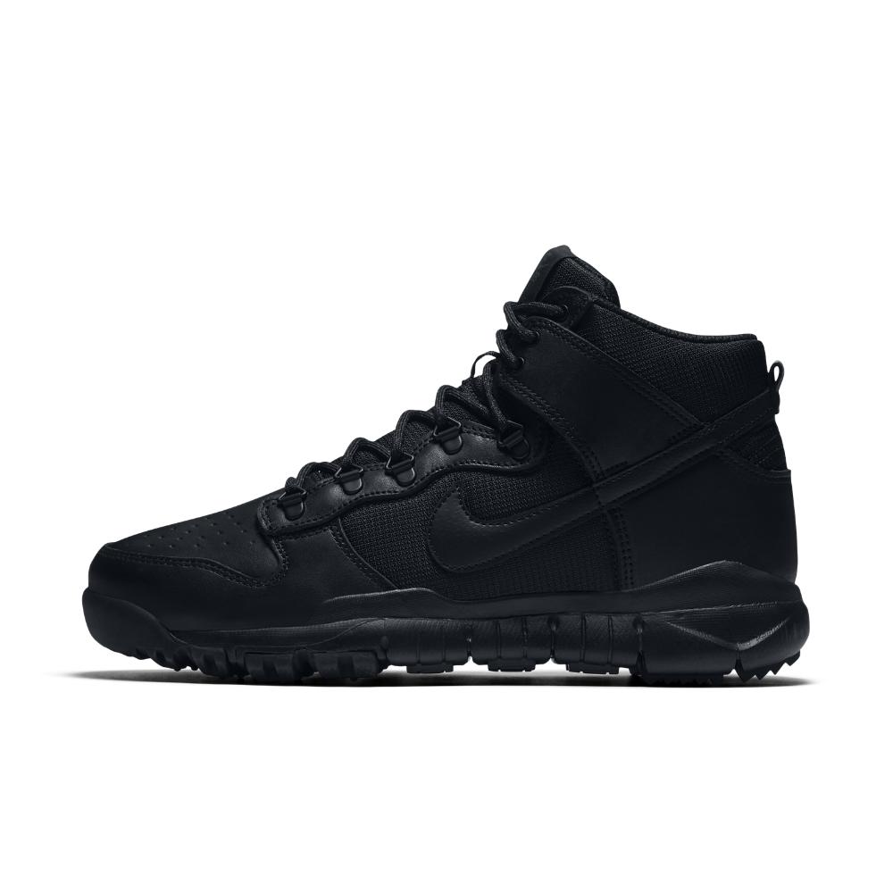 Nike Rubber Sb Dunk High Men's Boot in Black/Black (Black) for Men | Lyst