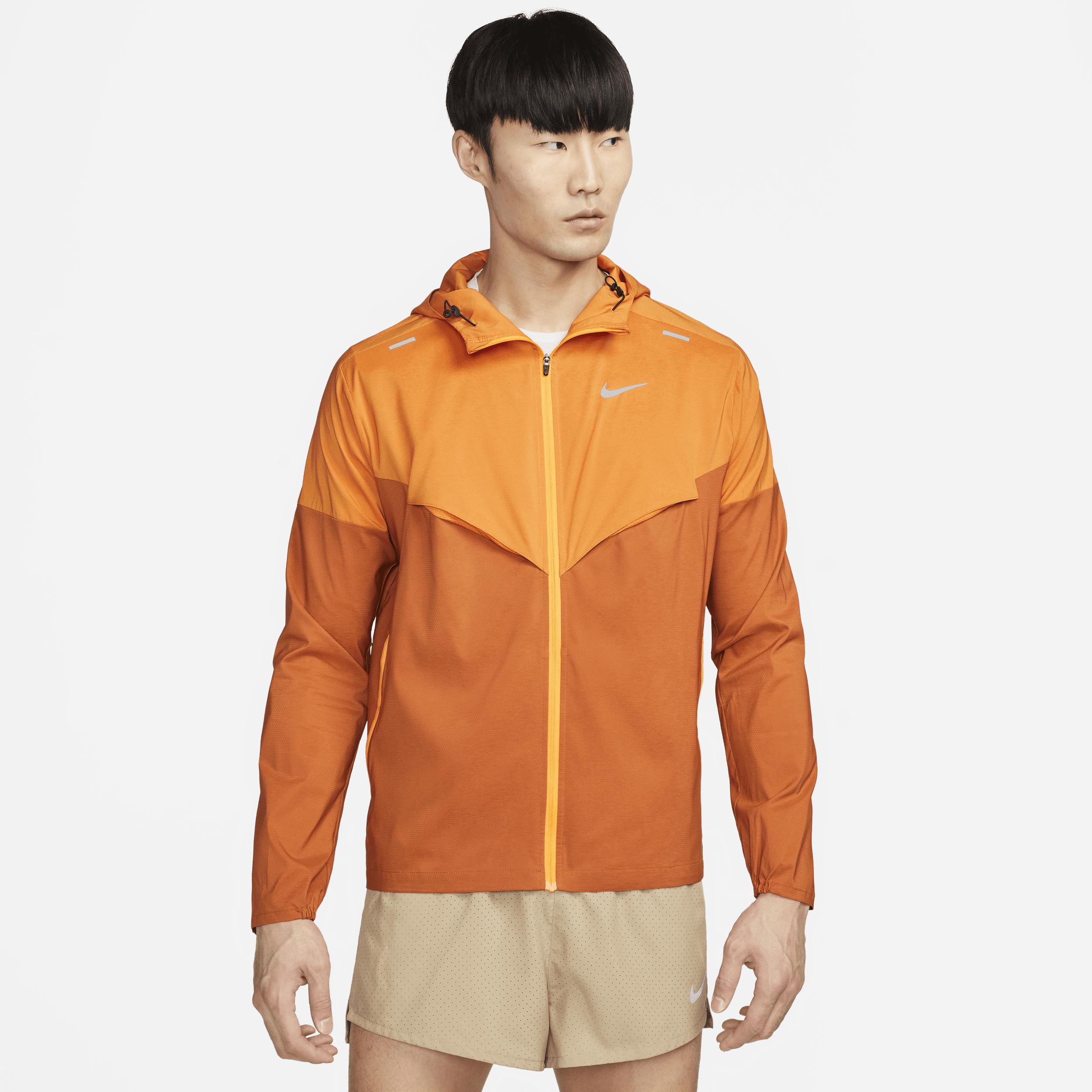 Nike windbreaker mens orange hotsell