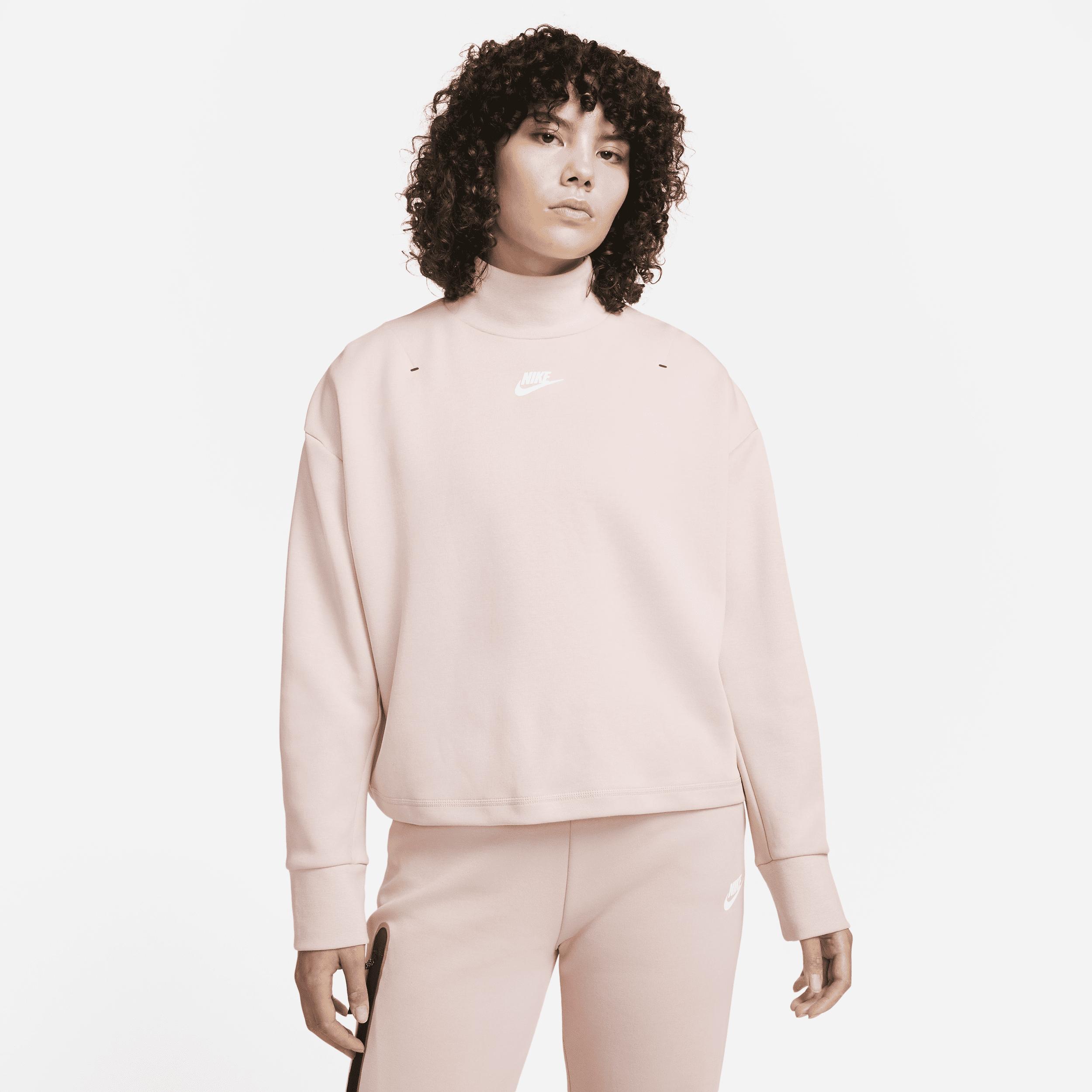 Nike Sportswear Tech Fleece Turtleneck In Pink, | Lyst