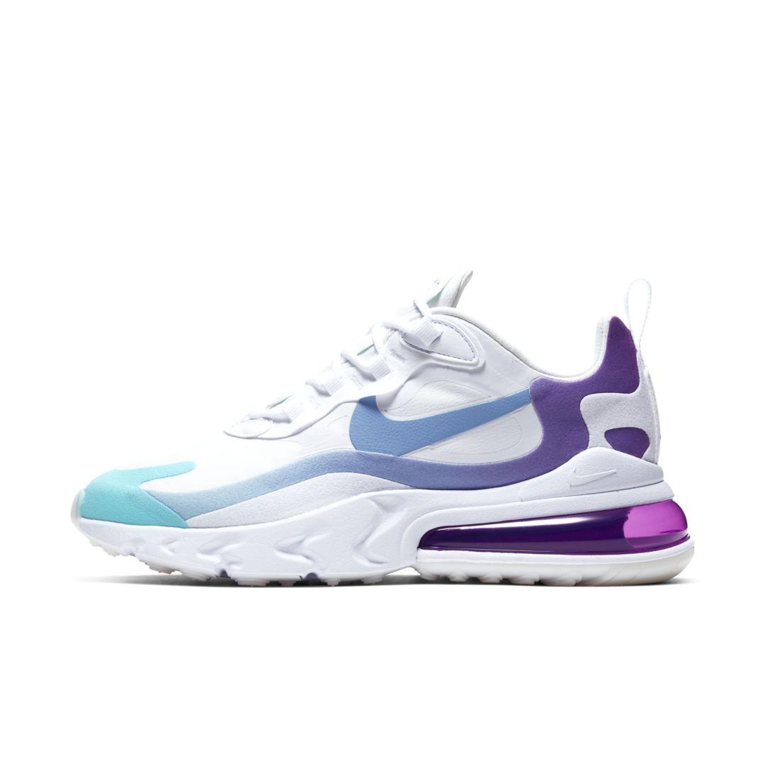 Nike Rubber Air Max 270 React Shoe in White - Lyst