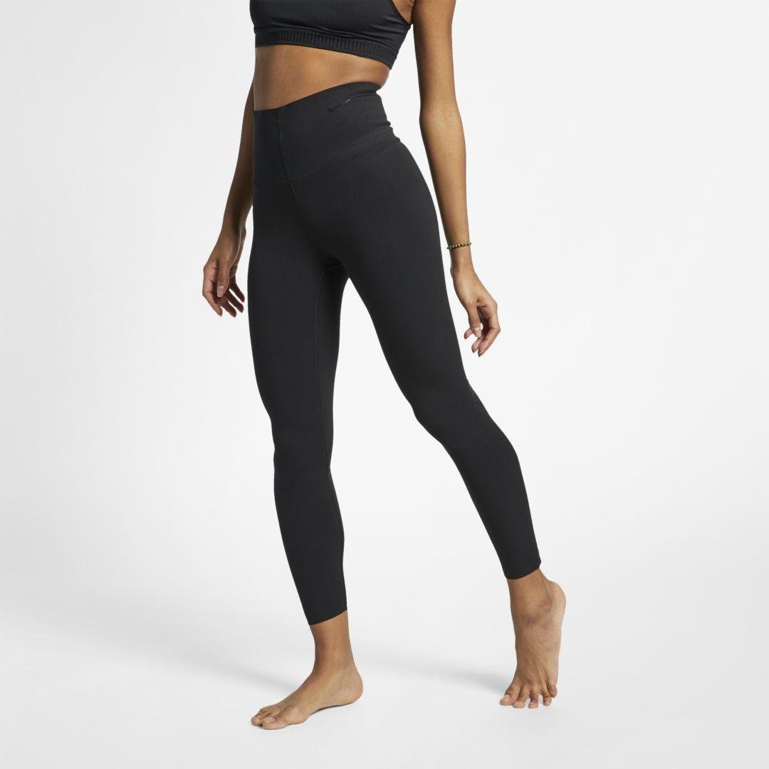 Nike Women's One Luxe Mid-Rise 7/8 Leggings Black / Clear