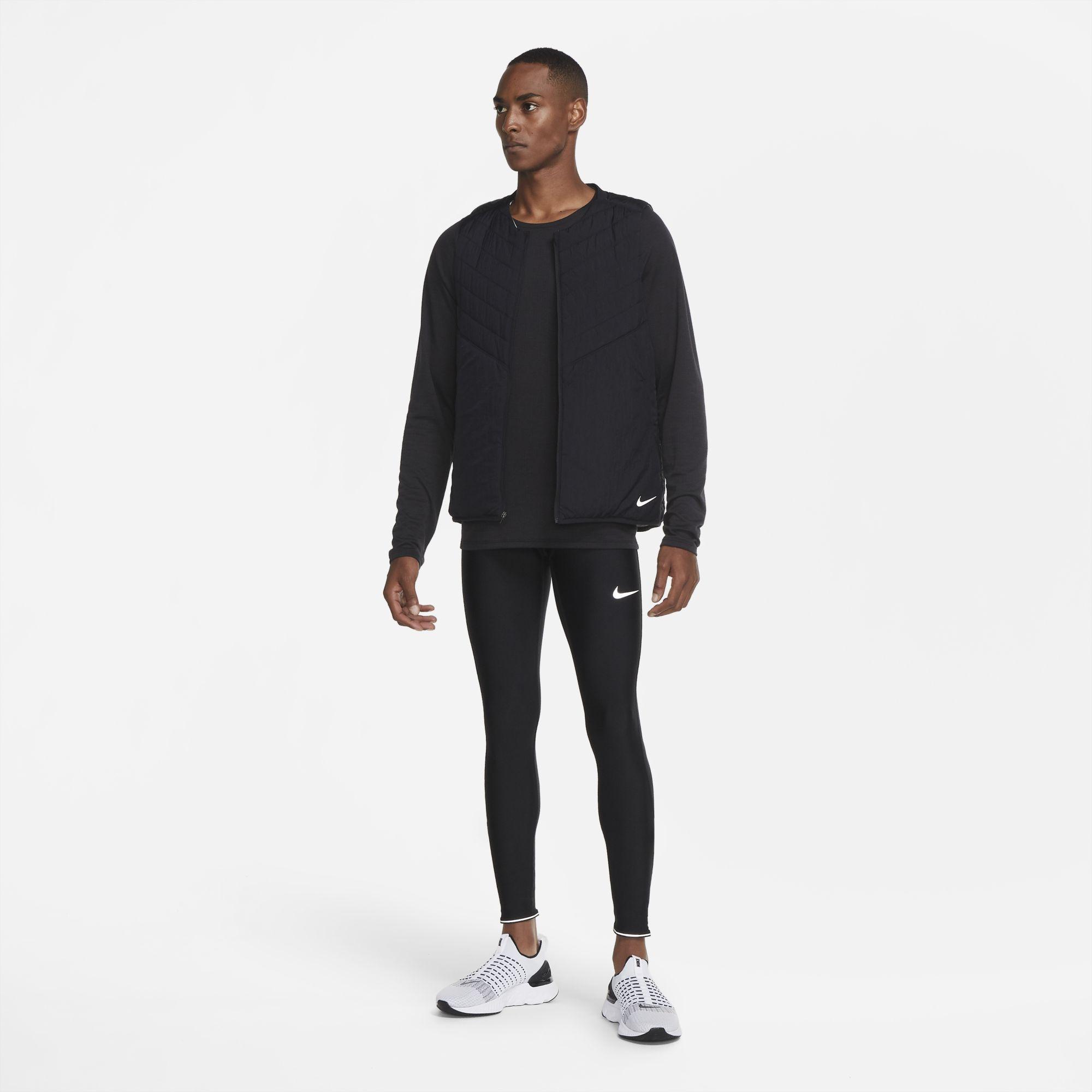 Nike Aerolayer Running Gilet Black for Men - Lyst