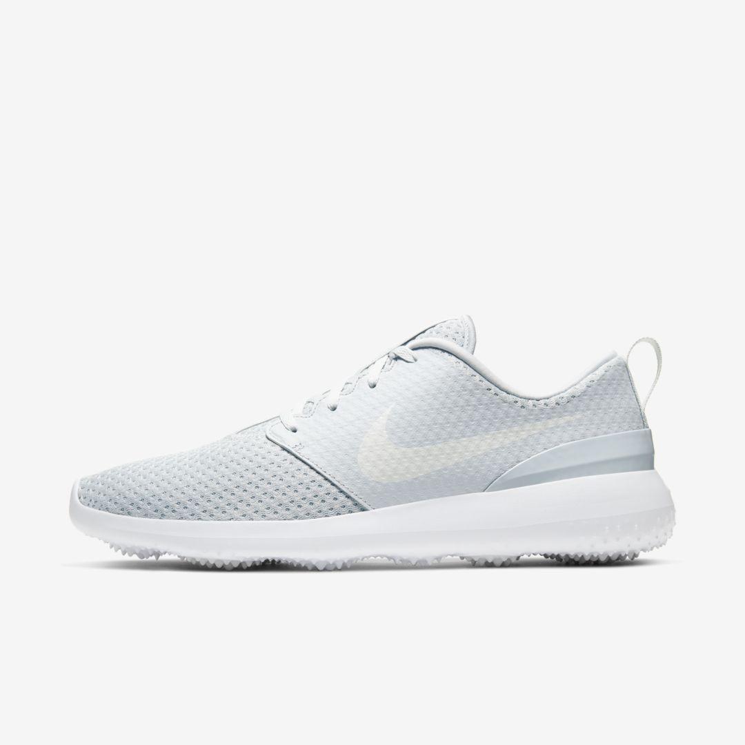 white nike roshe golf shoes