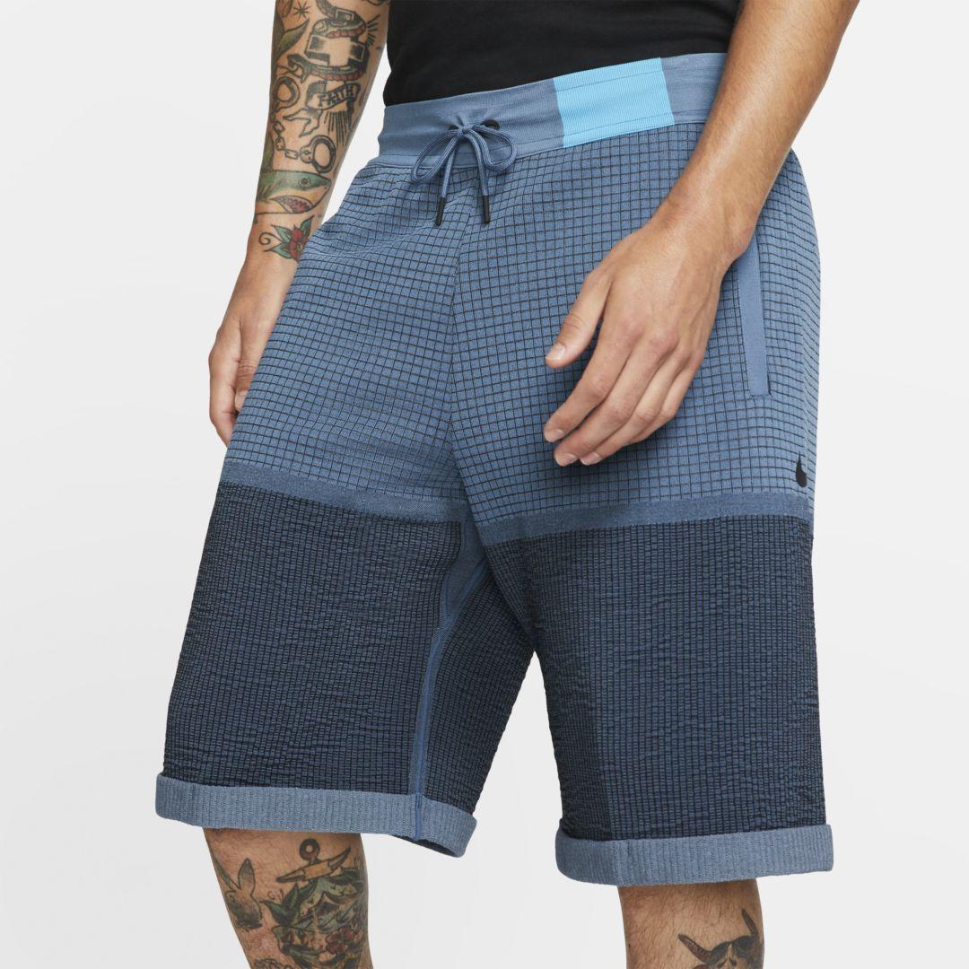 Nike Synthetic Sportswear Tech Pack Knit Shorts in Blue for Men - Lyst