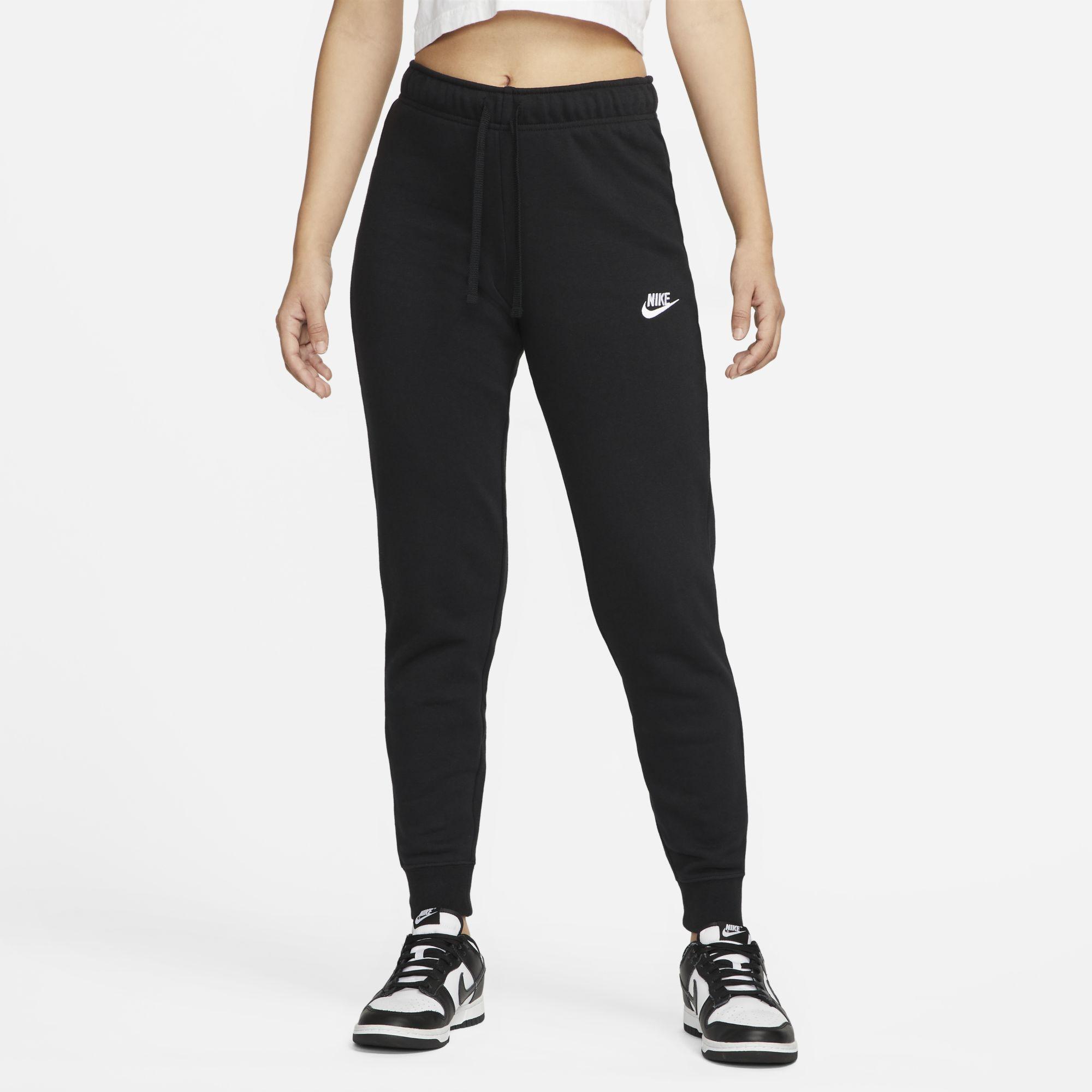 Nike Sportswear Club Fleece Mid-rise Slim Jogger Pants In Black, | Lyst