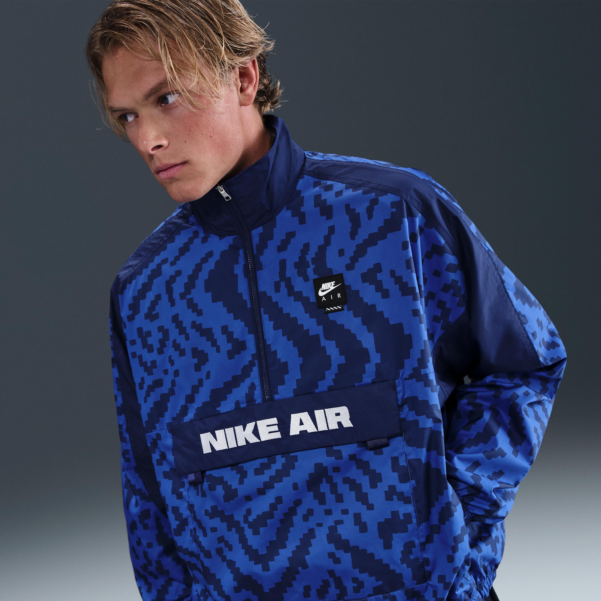 blue nike air jacket
