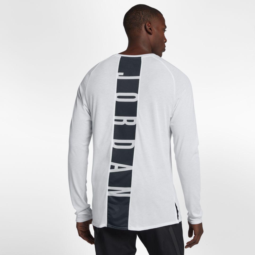 Nike Synthetic Jordan 23 Alpha Dri-fit Long-sleeve Training Top in  White/Black (White) for Men | Lyst