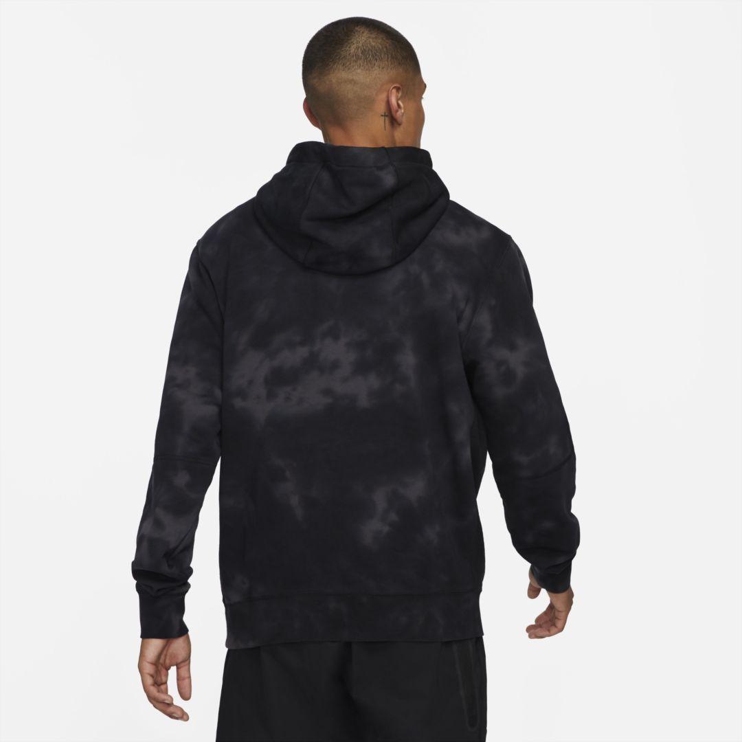 Nike Cotton Sportswear Club Tiedye French Terry Pullover Hoodie
