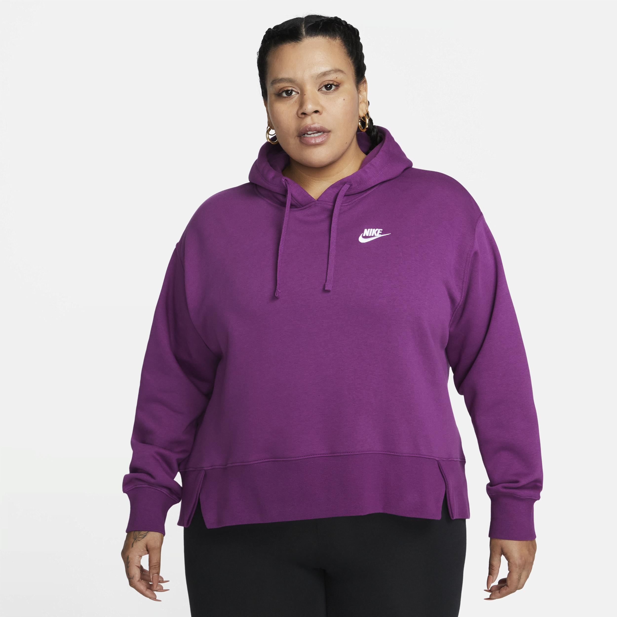 Nike Sportswear Club Fleece Oversized Hoodie (plus in Purple Lyst