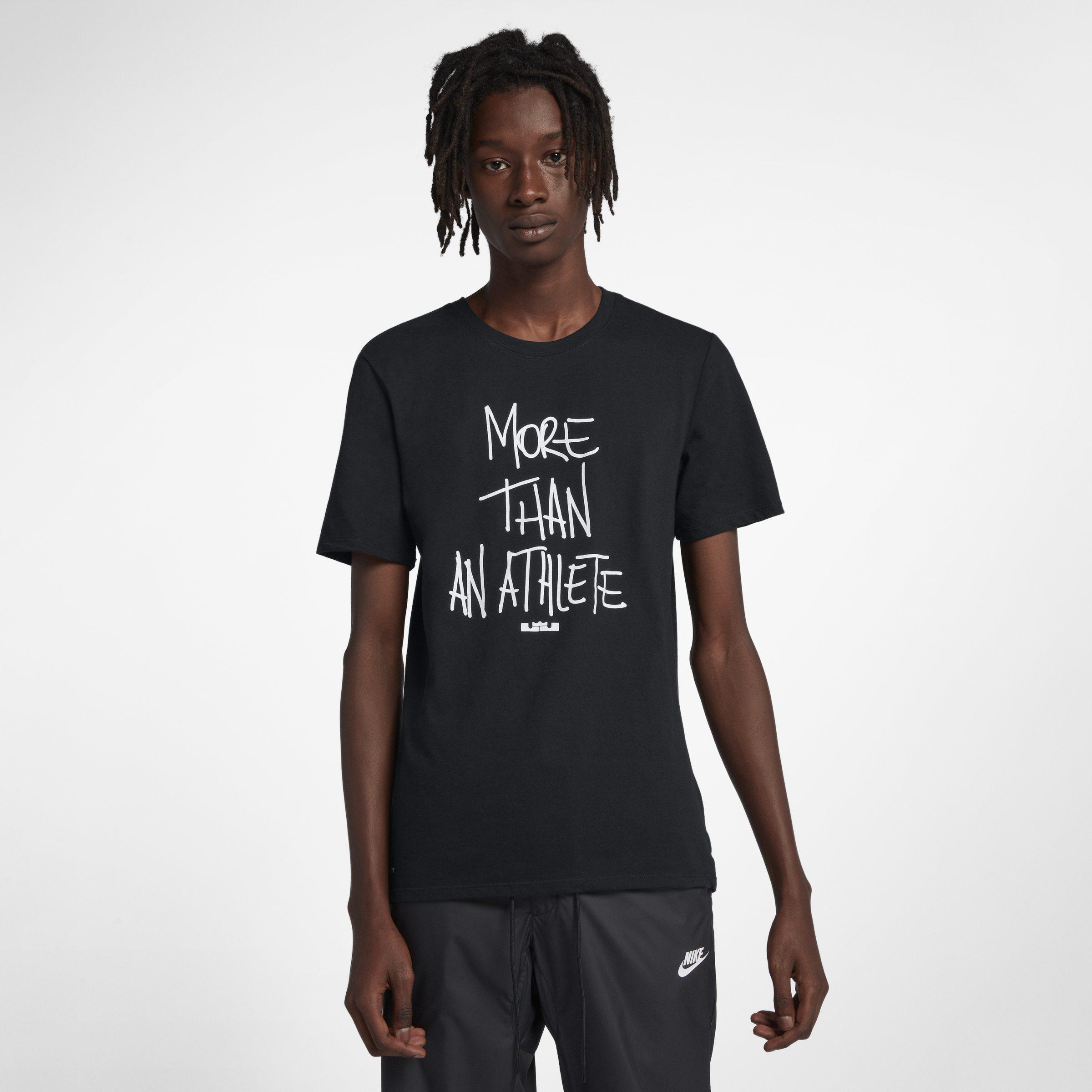 more than an athlete lebron shirt