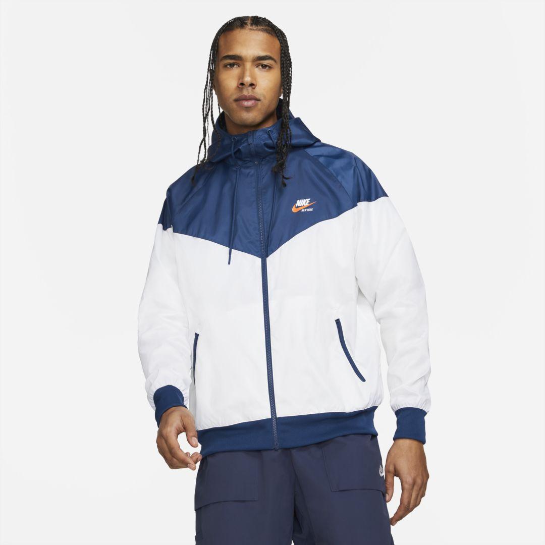 nike hooded woven jacket