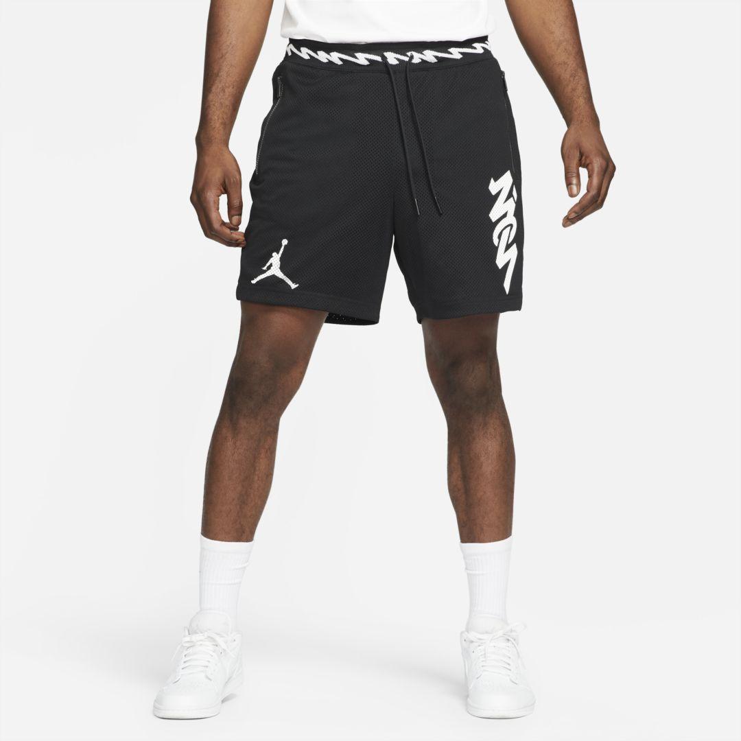 Nike Jordan Dri-fit Zion Mesh Shorts in Black,White (Black) for 
