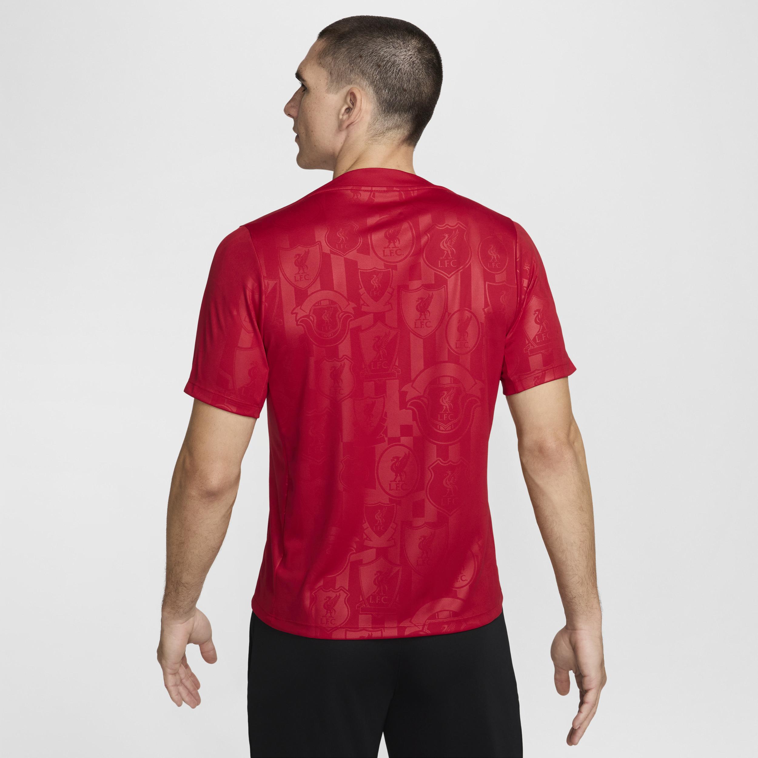 Nike Liverpool F.C. Academy Pro Dri Fit Football Pre Match Short Sleeve Top in Red for Men Lyst UK