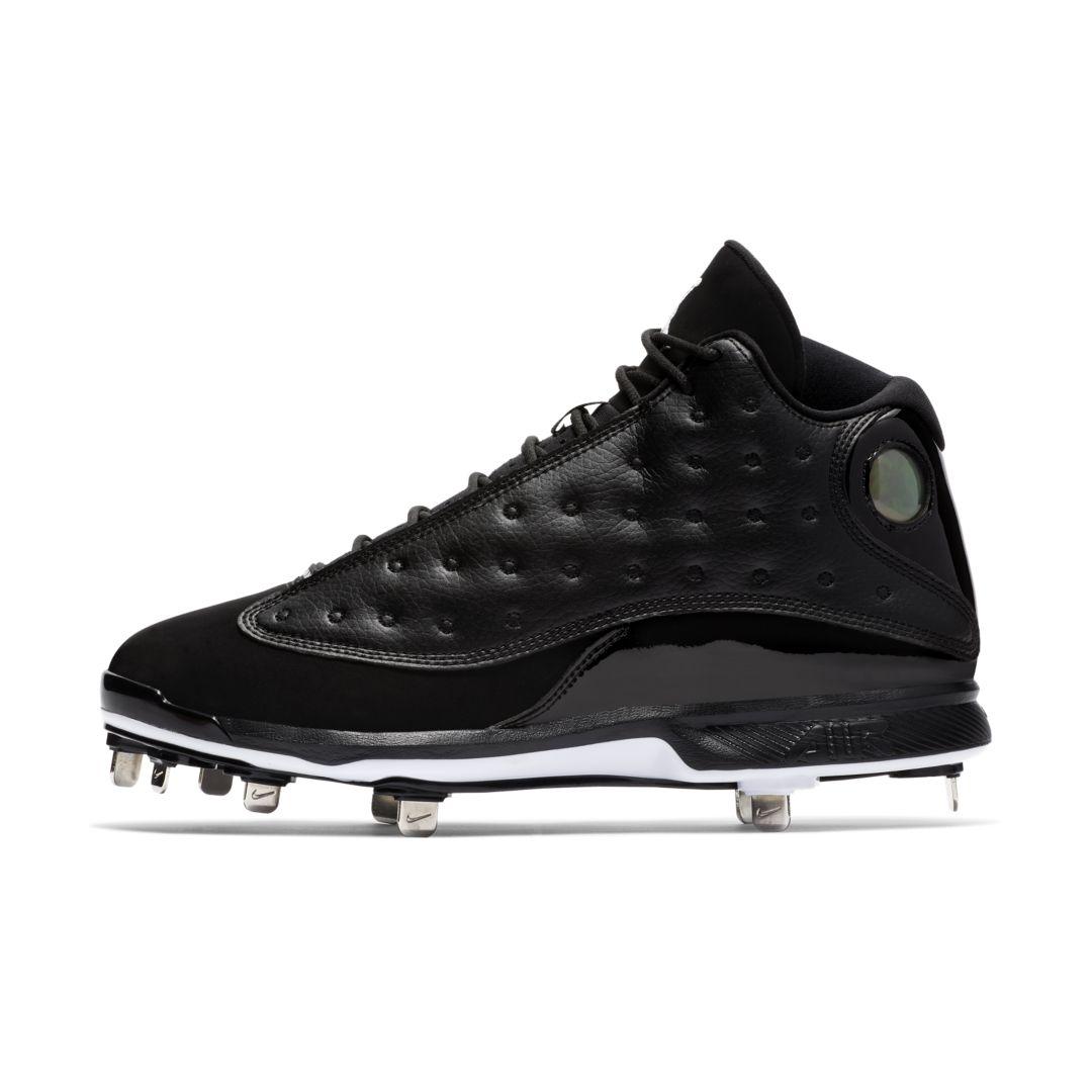 Nike Air Jordan Xiii Retro Metal Baseball Cleat in Black for Men | Lyst