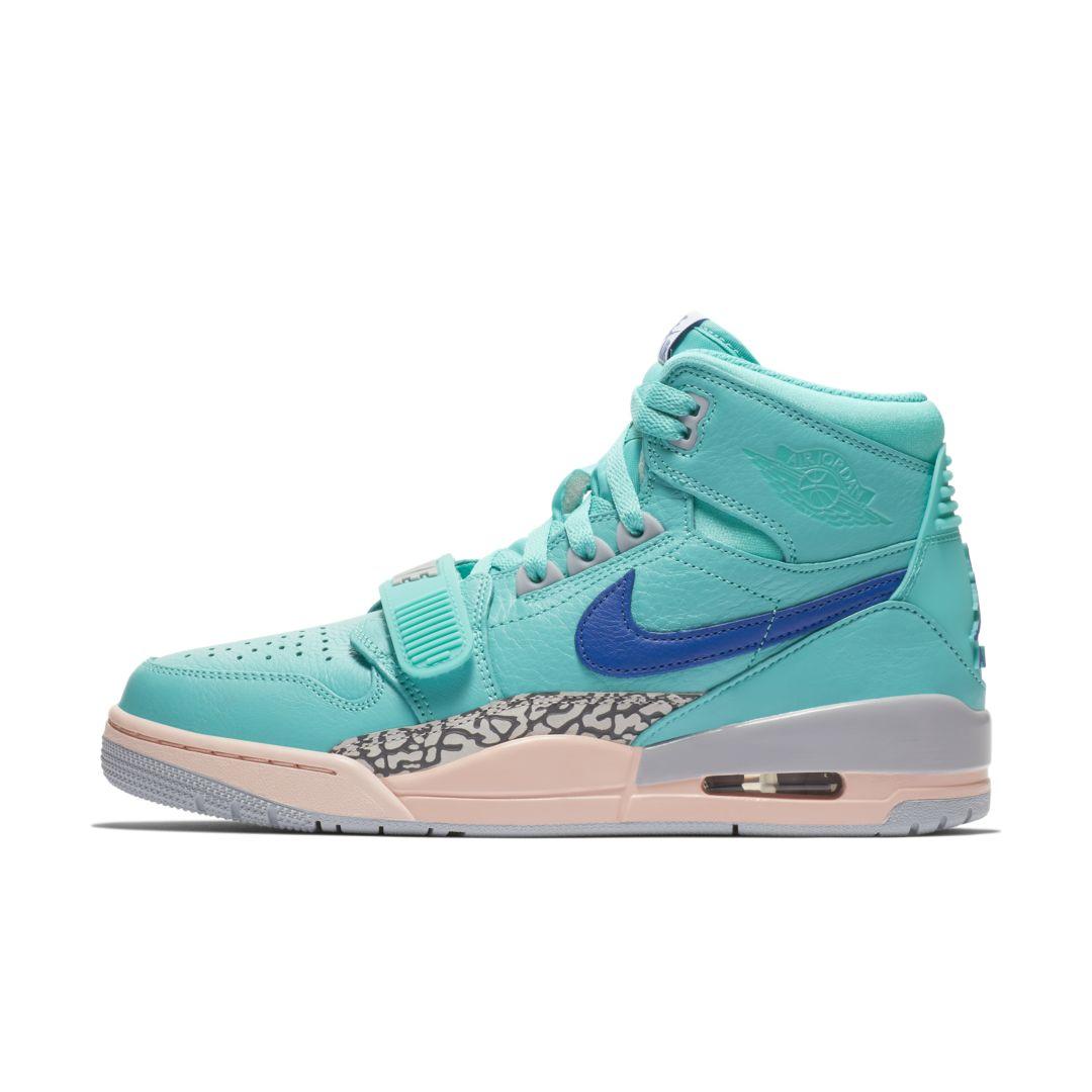 Nike Leather Air Jordan Legacy 312 Shoe In Blue For Men Lyst Nike Leather Air Jordan Legacy 312 Shoe In Blue For Men Lyst