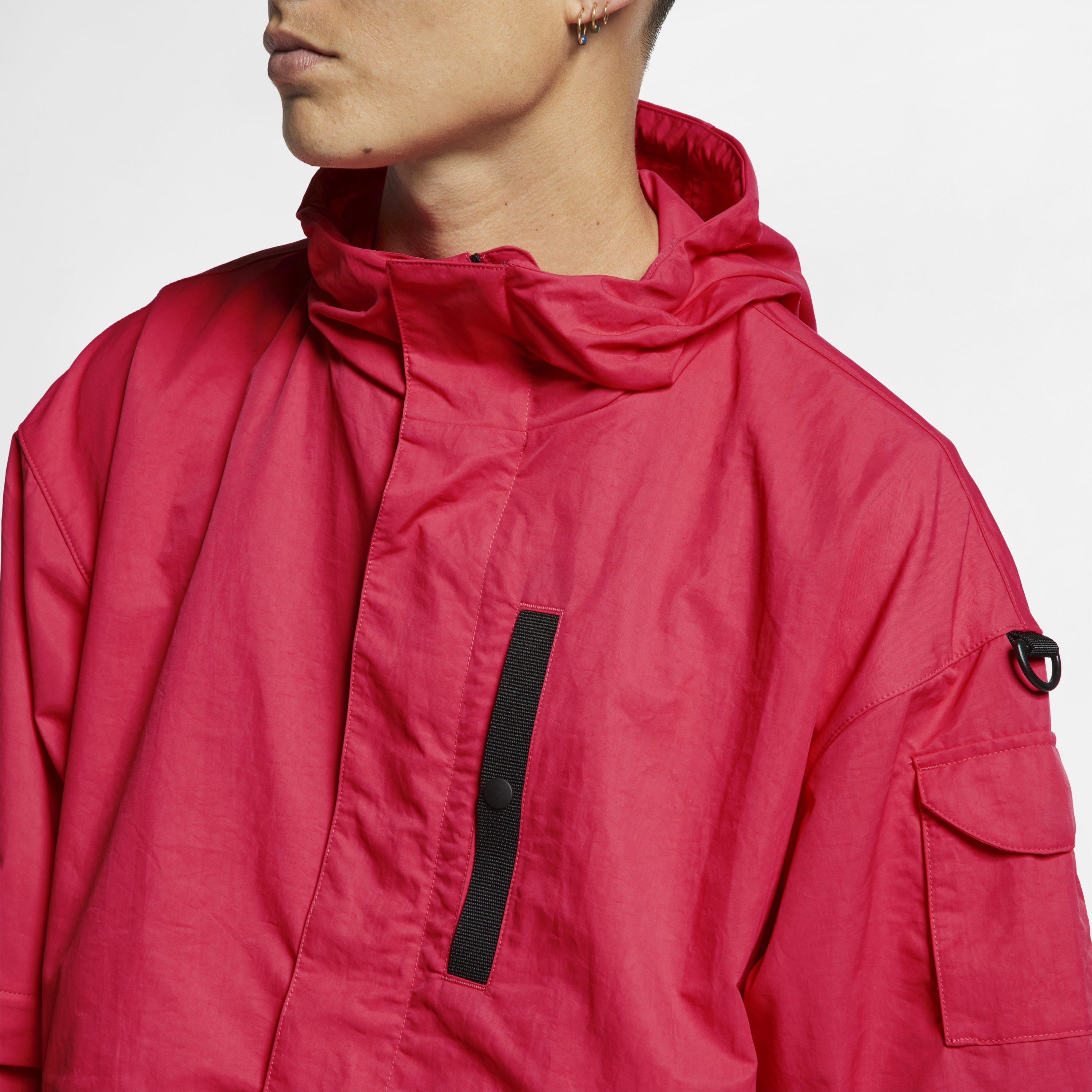 Nike Synthetic Quest Anorak Jacket in Red for Men - Lyst