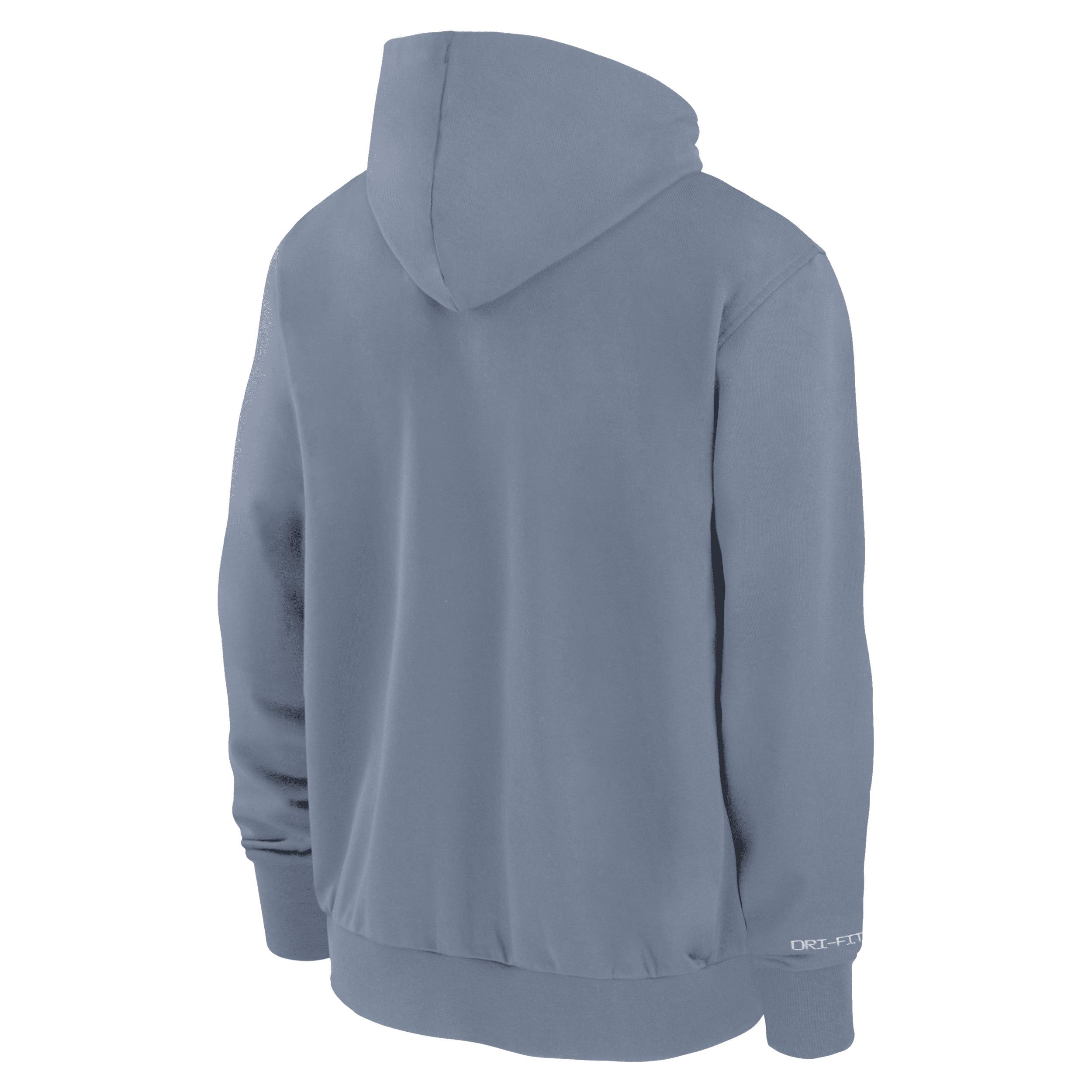 【Nike】UCLA Bruins Sideline Coach Men's Nike Blue UCLA Bruins Coaches Half-Zip Short Sleeve Jacket