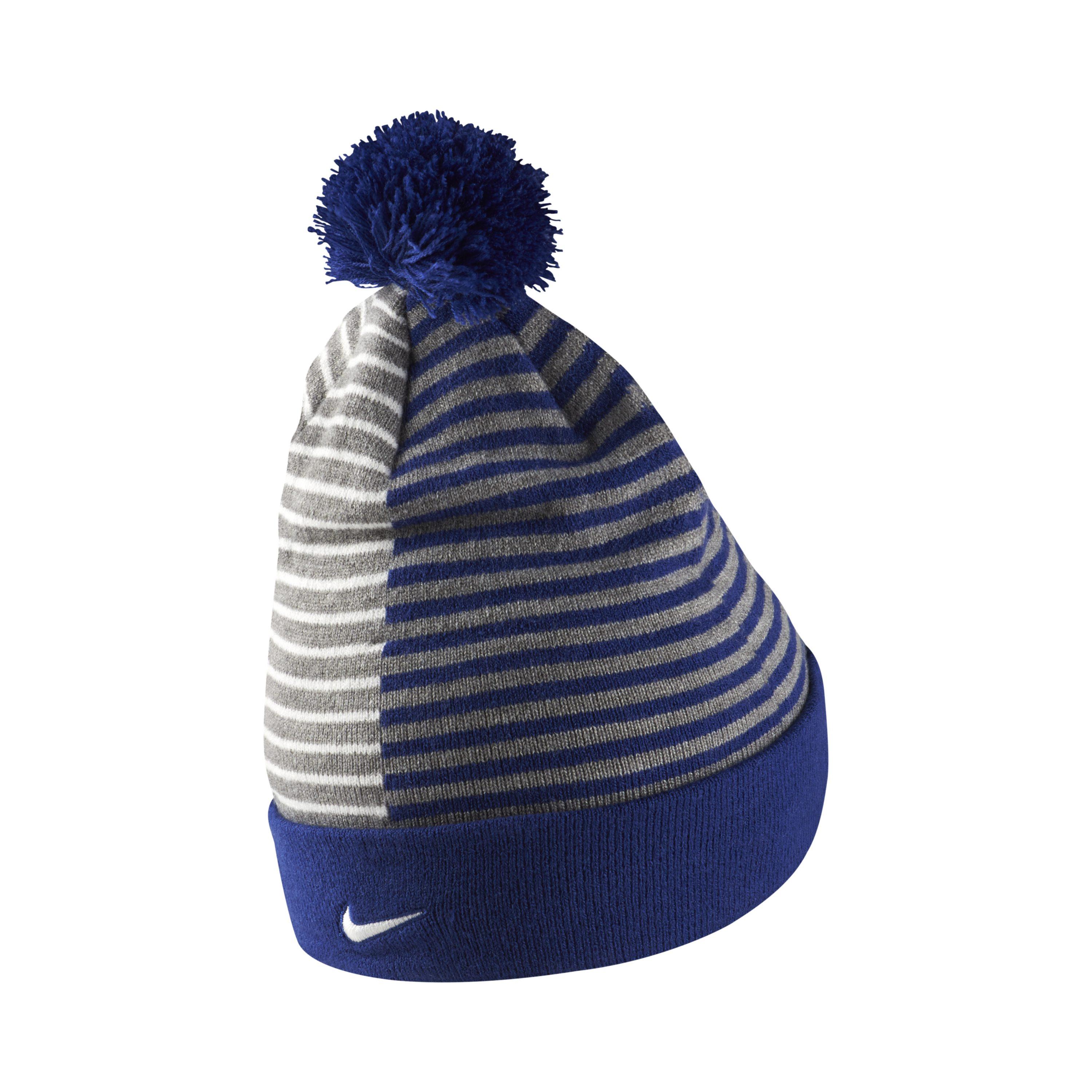 Nike Synthetic Chelsea Fc Beanie in Blue/Grey/White (Blue ...