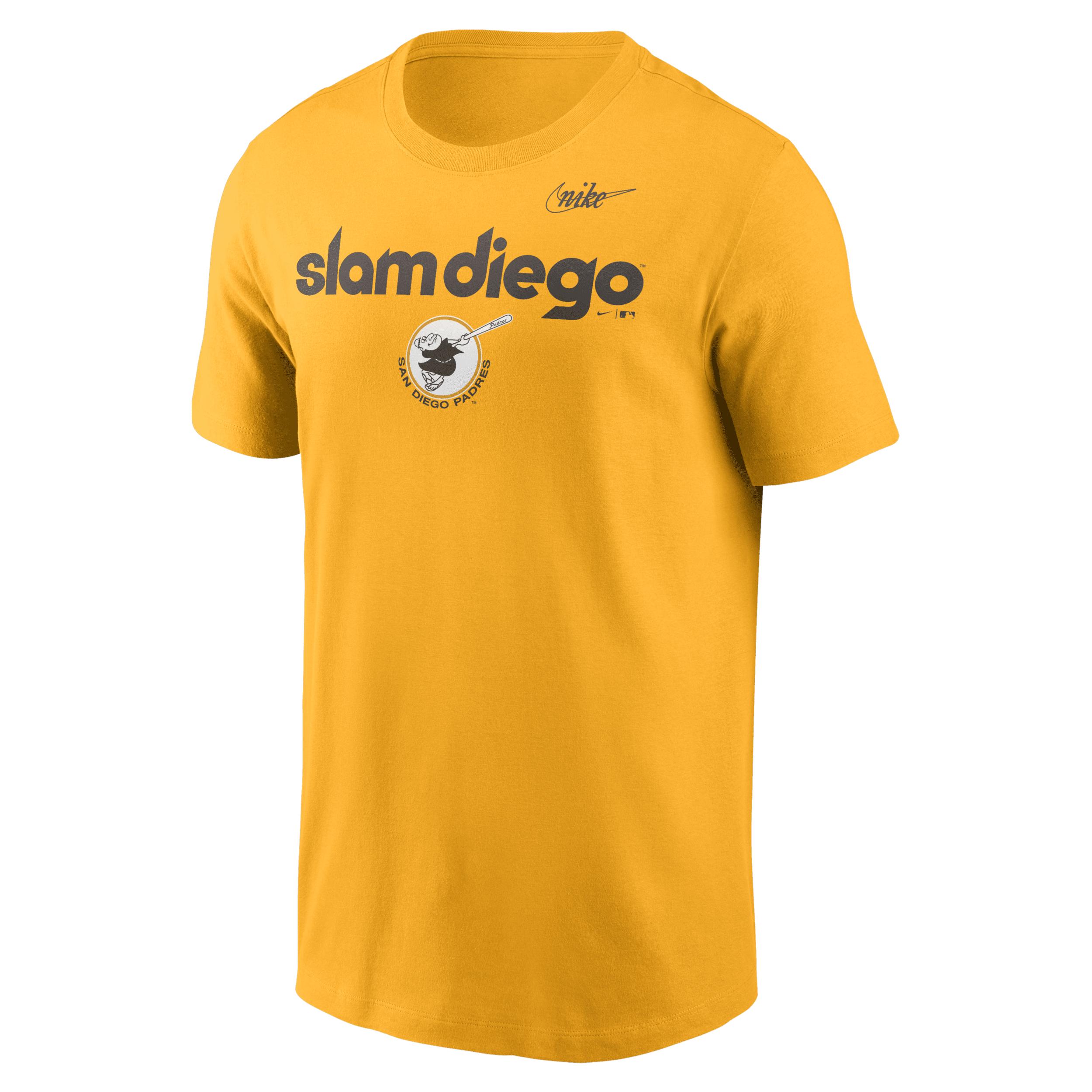 Nike San Diego Padres Hometown Mlb T-shirt in Yellow for Men
