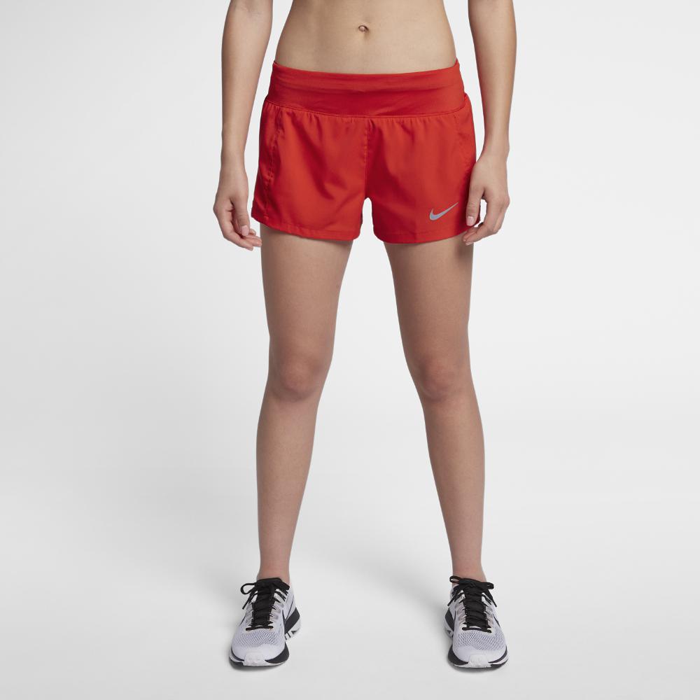 red nike running shorts