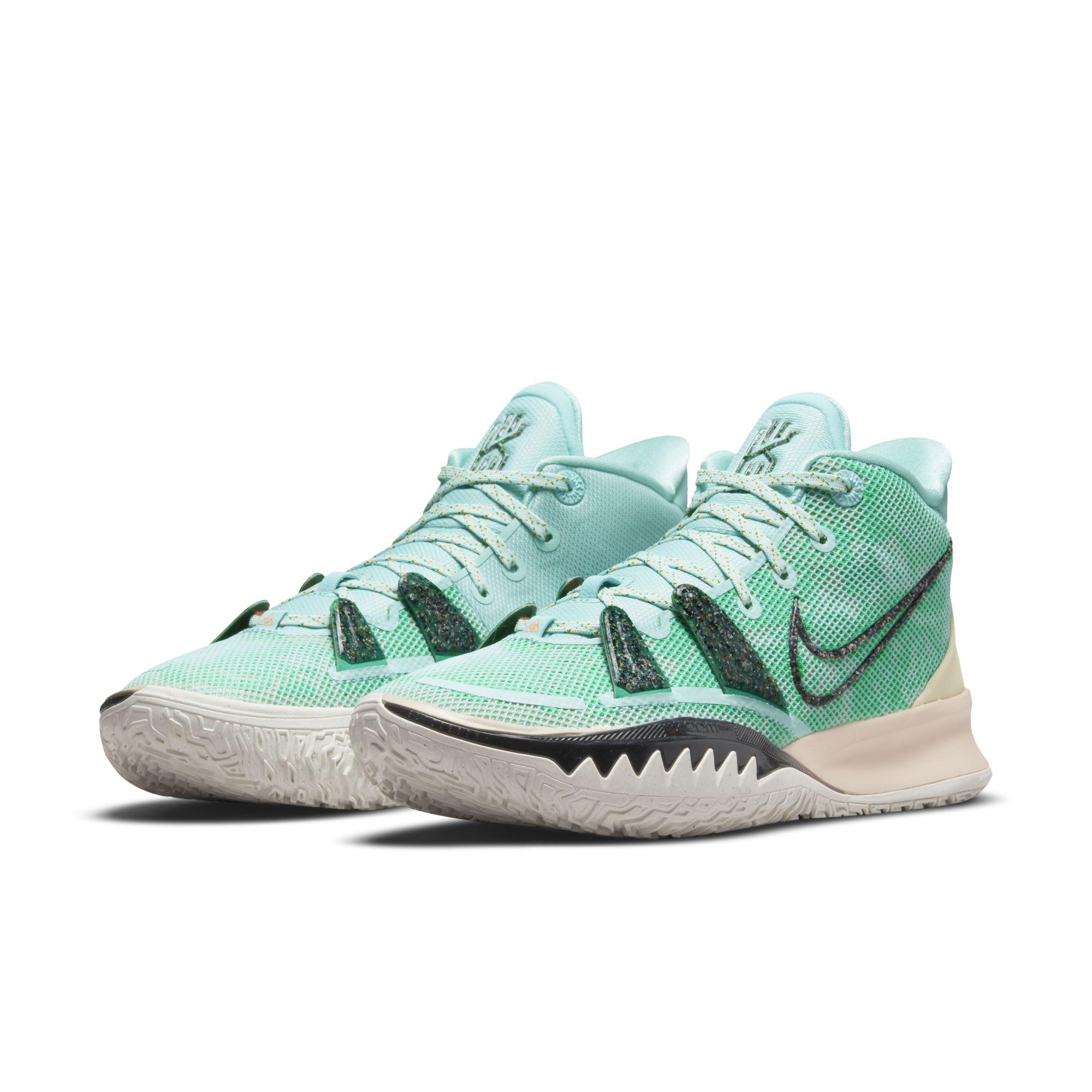 kyrie irving basketball shoes blue and white