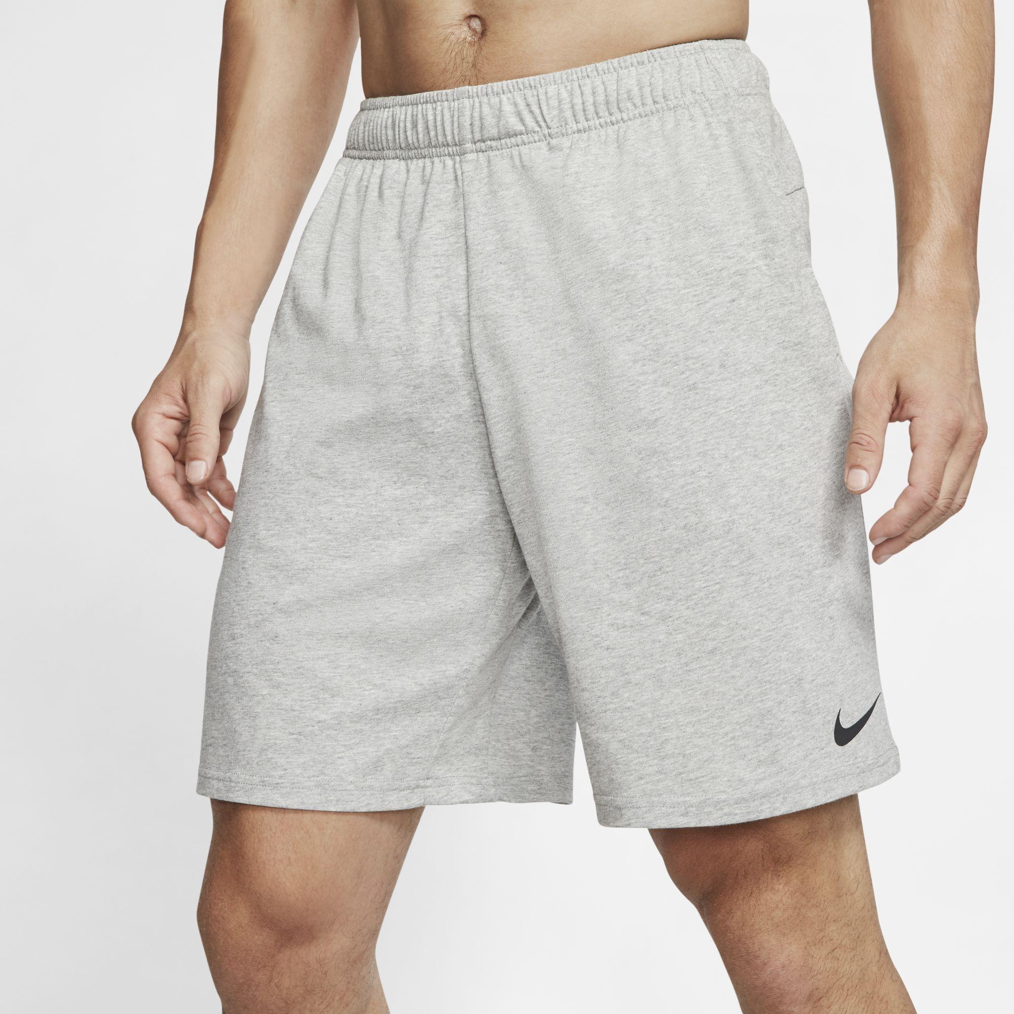 Nike Dri-fit Cotton Shorts in Grey 