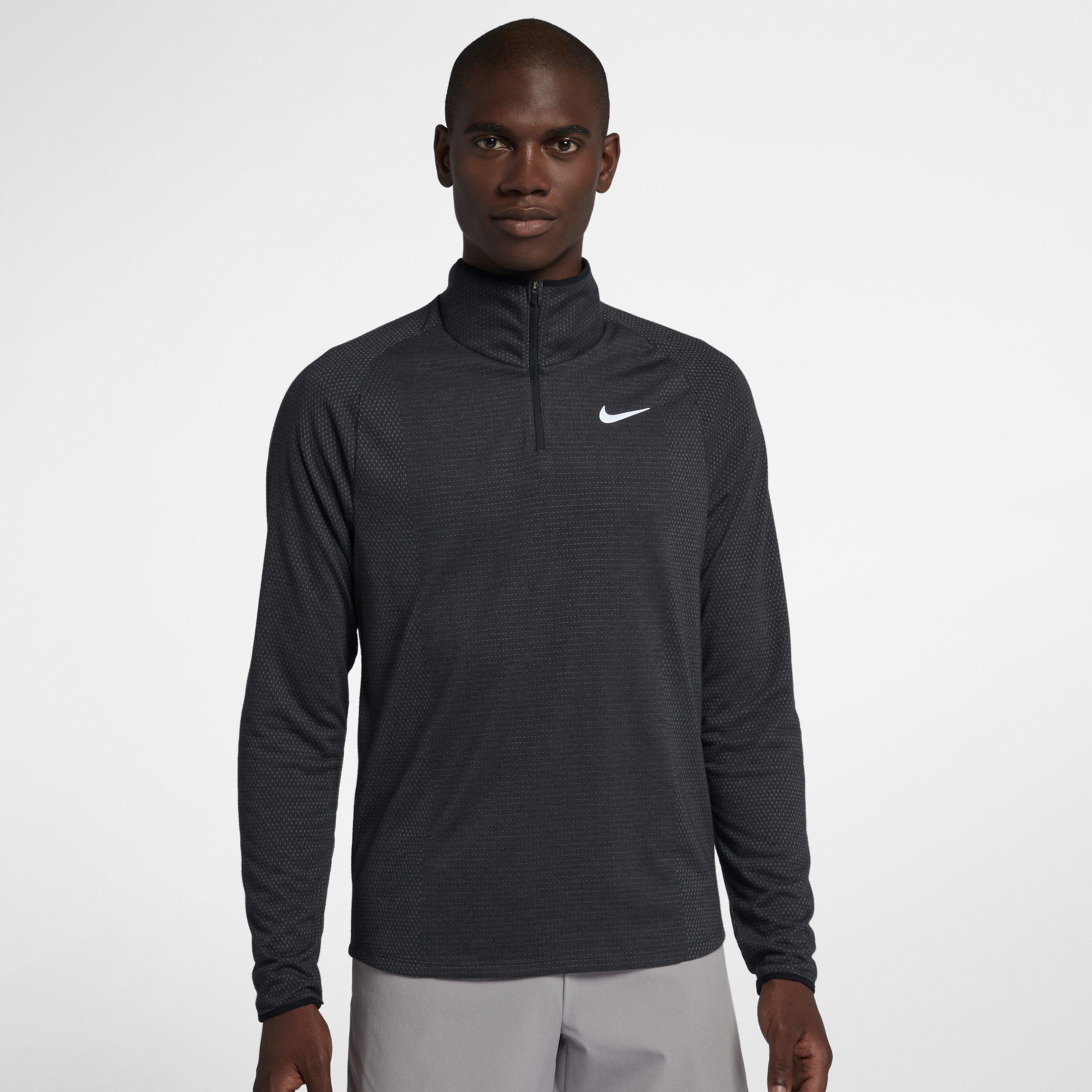 Nike Court Dri-fit Challenger 1/2-zip Tennis Top in Black for Men - Lyst