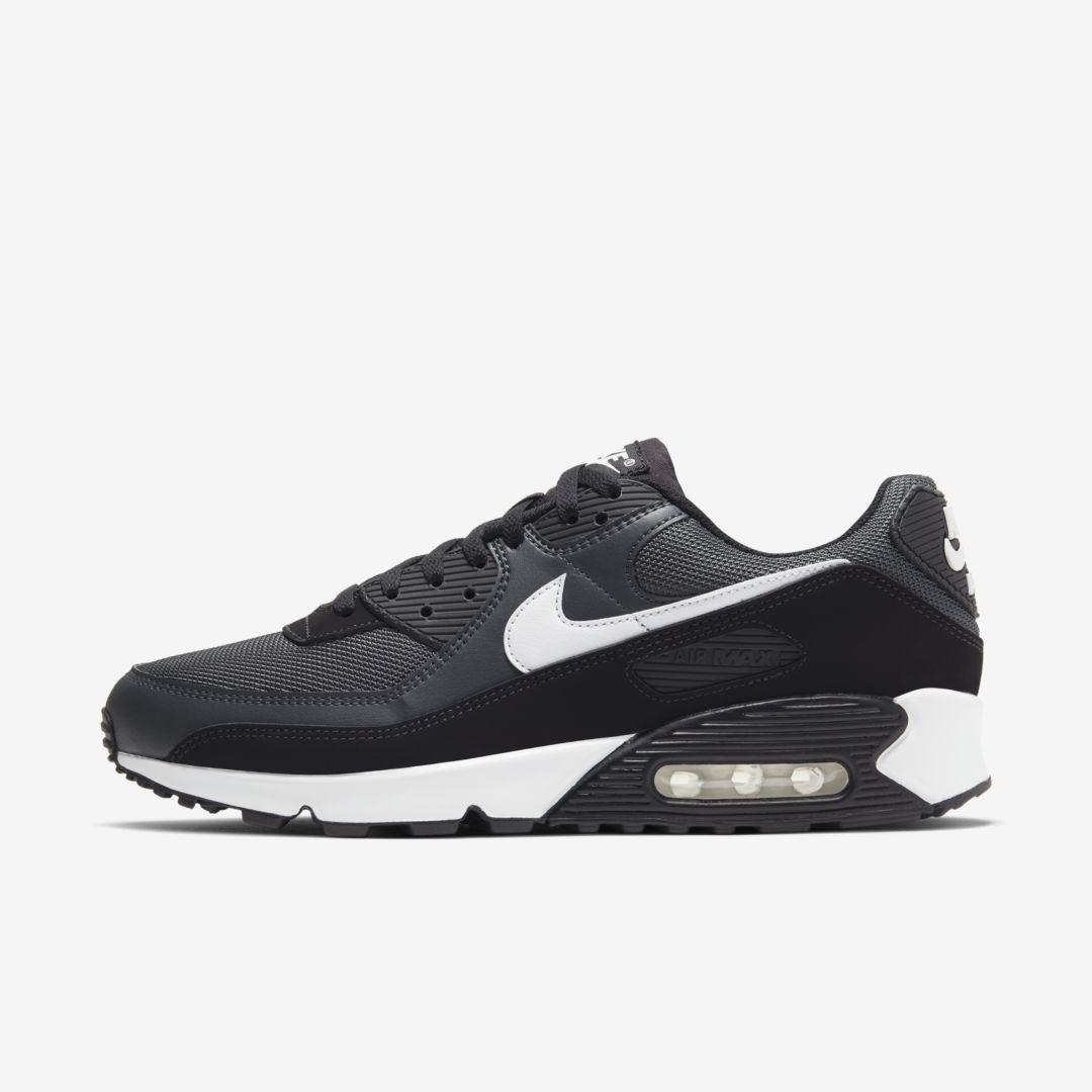 Nike Leather Air Max 90 Shoes in Iron Grey/White/Dark Smoke Grey (Gray) for  Men - Save 22% - Lyst