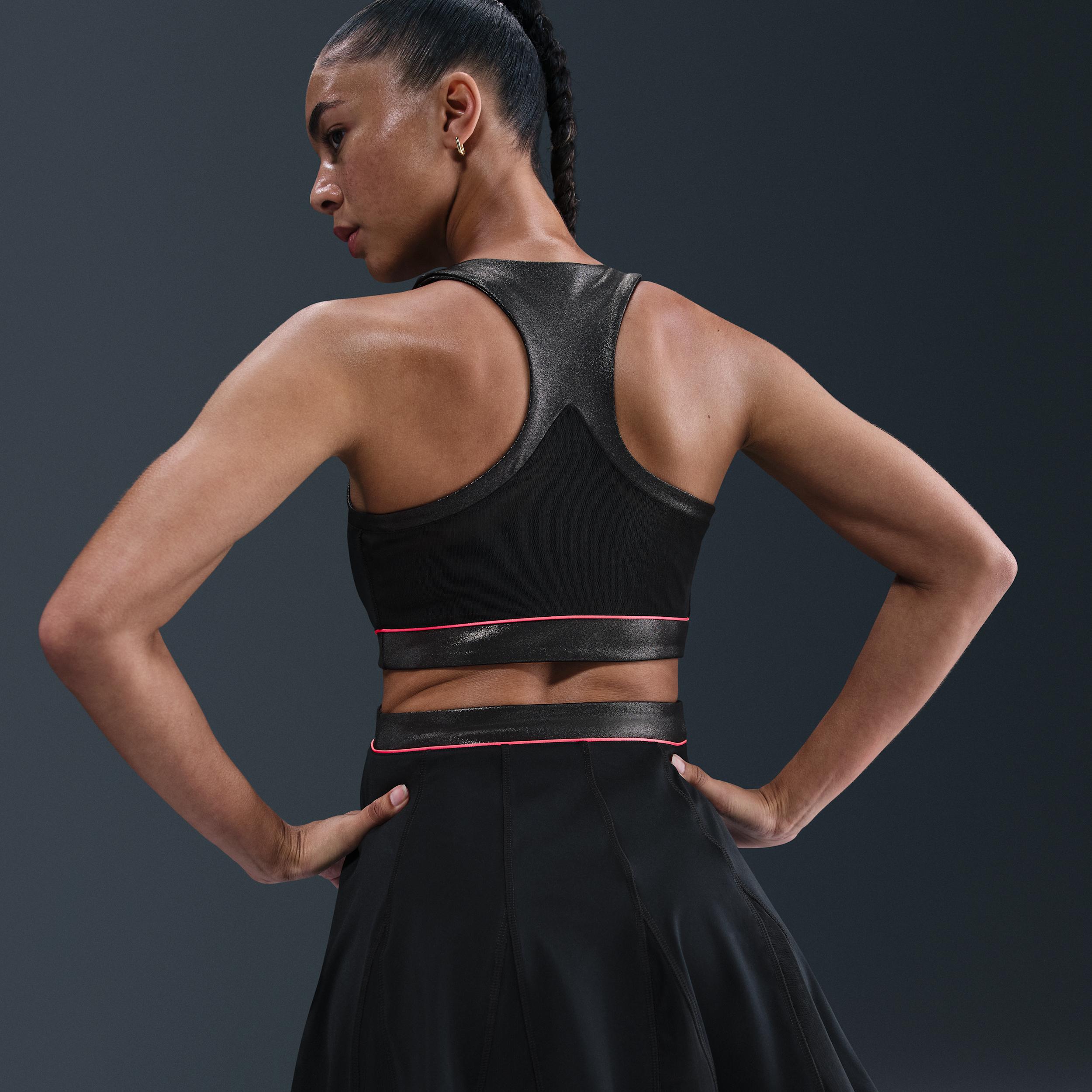 slim fit dress slacks Nike Women's DriFit Slam USO Dress
