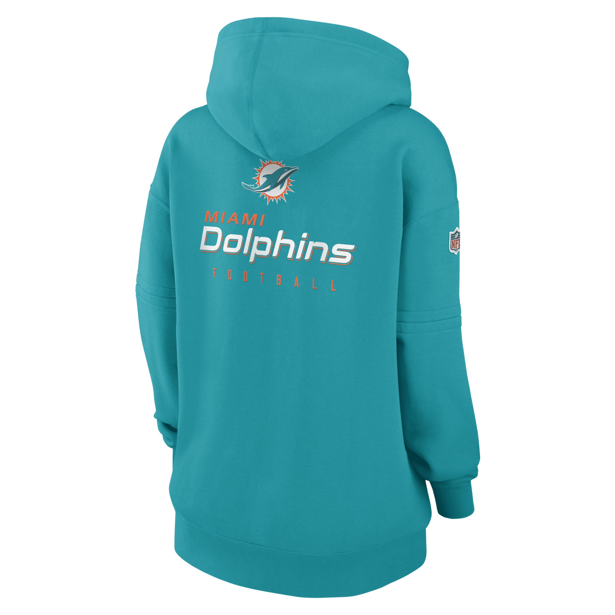 Nike Sideline Club (NFL Washington Commanders) Women's Pullover Hoodie.