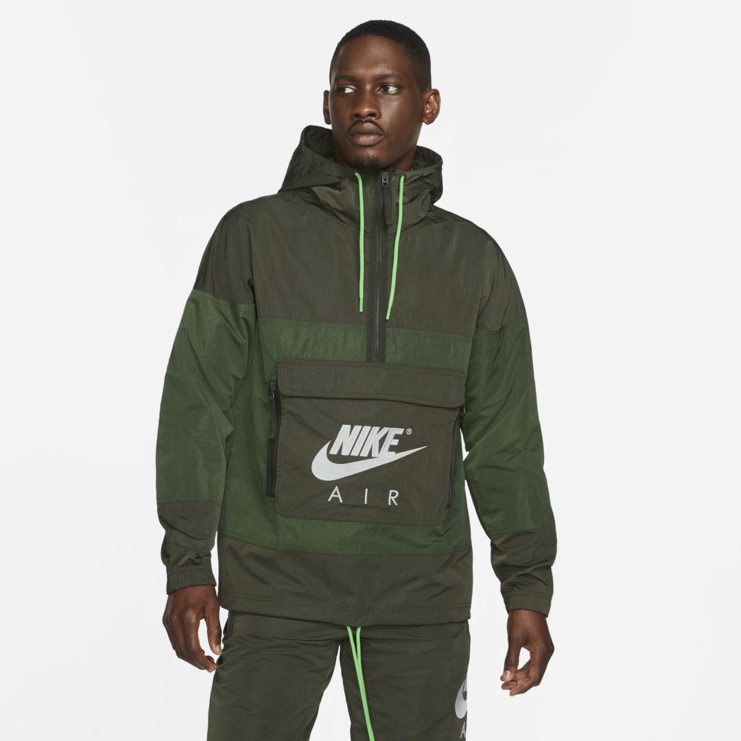 Nike Synthetic Air Unlined Anorak in Olive/White (Green) for Men - Save 25%  | Lyst