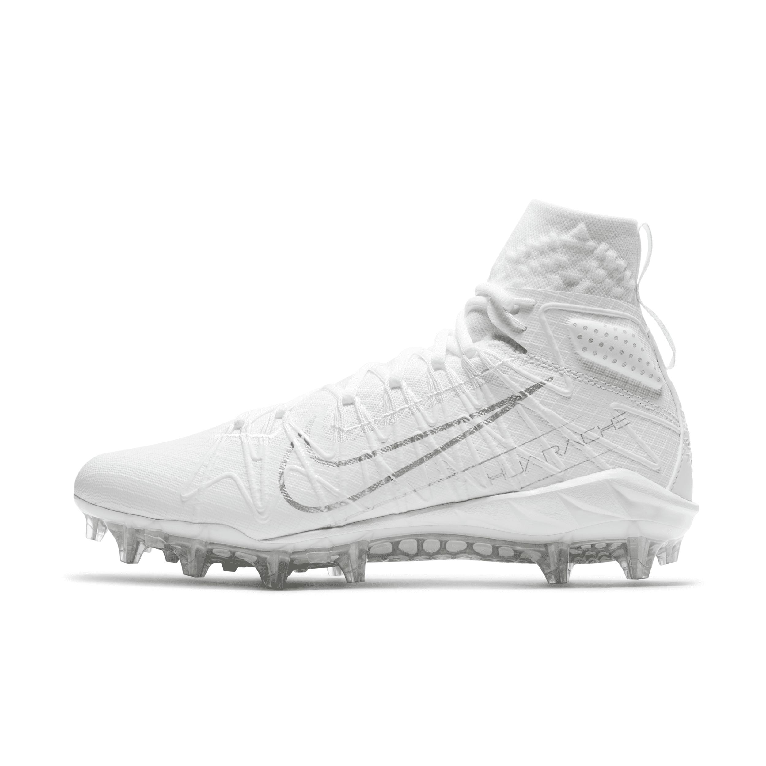 Nike Unisex Alpha Huarache 7 Elite Lacrosse Cleats In White, in Gray Lyst