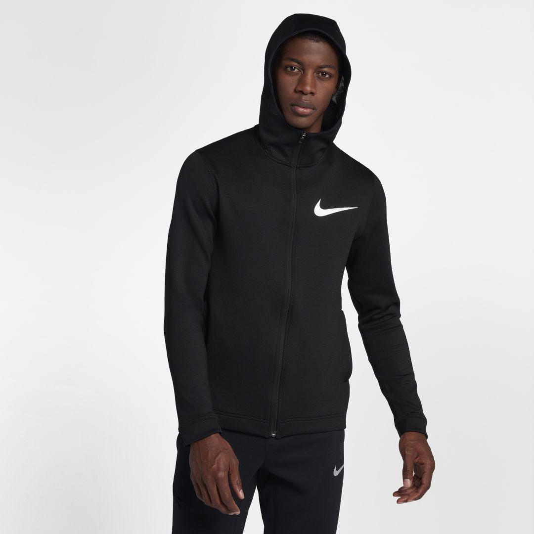Nike Therma Flex Showtime Full-zip Basketball Hoodie in Black for Men ...