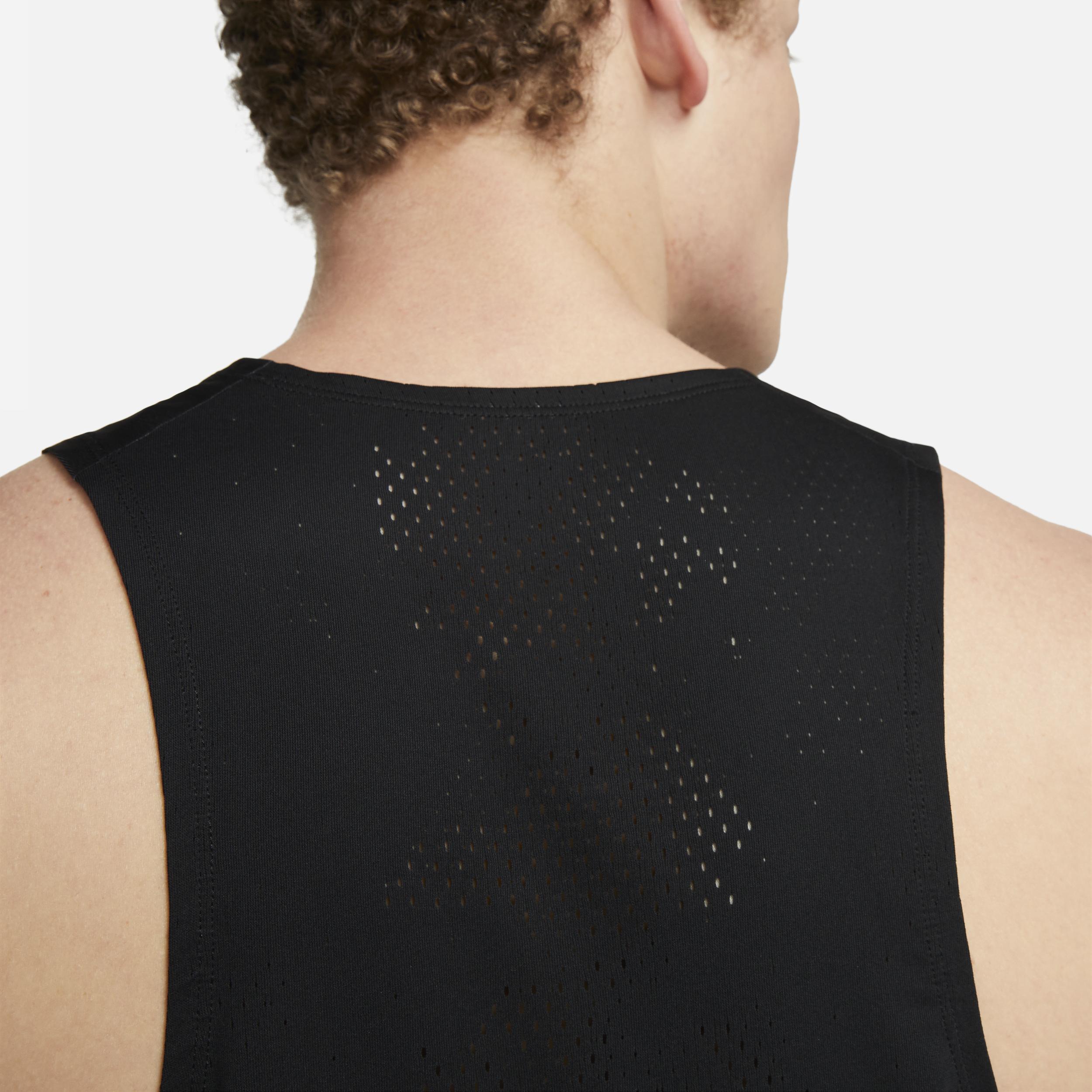 Nike Men's Dri-Fit ADV Techknit Ultra Tank Top, XL, Black