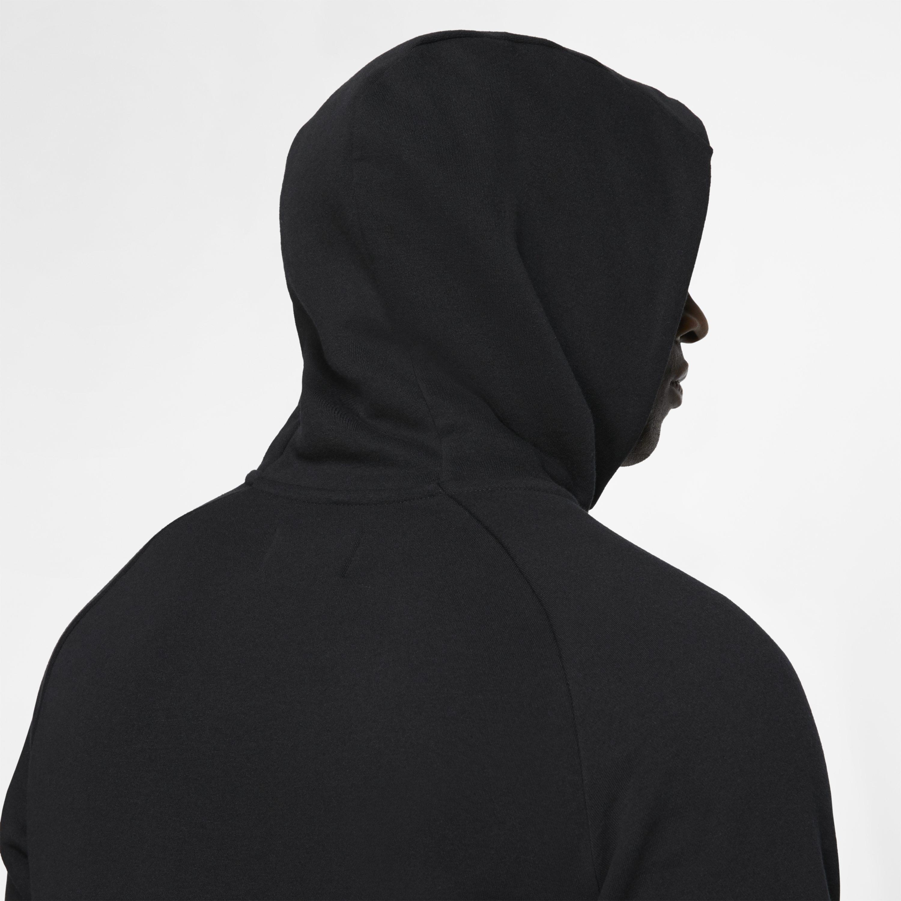 Nike Paris Saint-germain Fleece Pullover Hoodie in Black for Men - Lyst