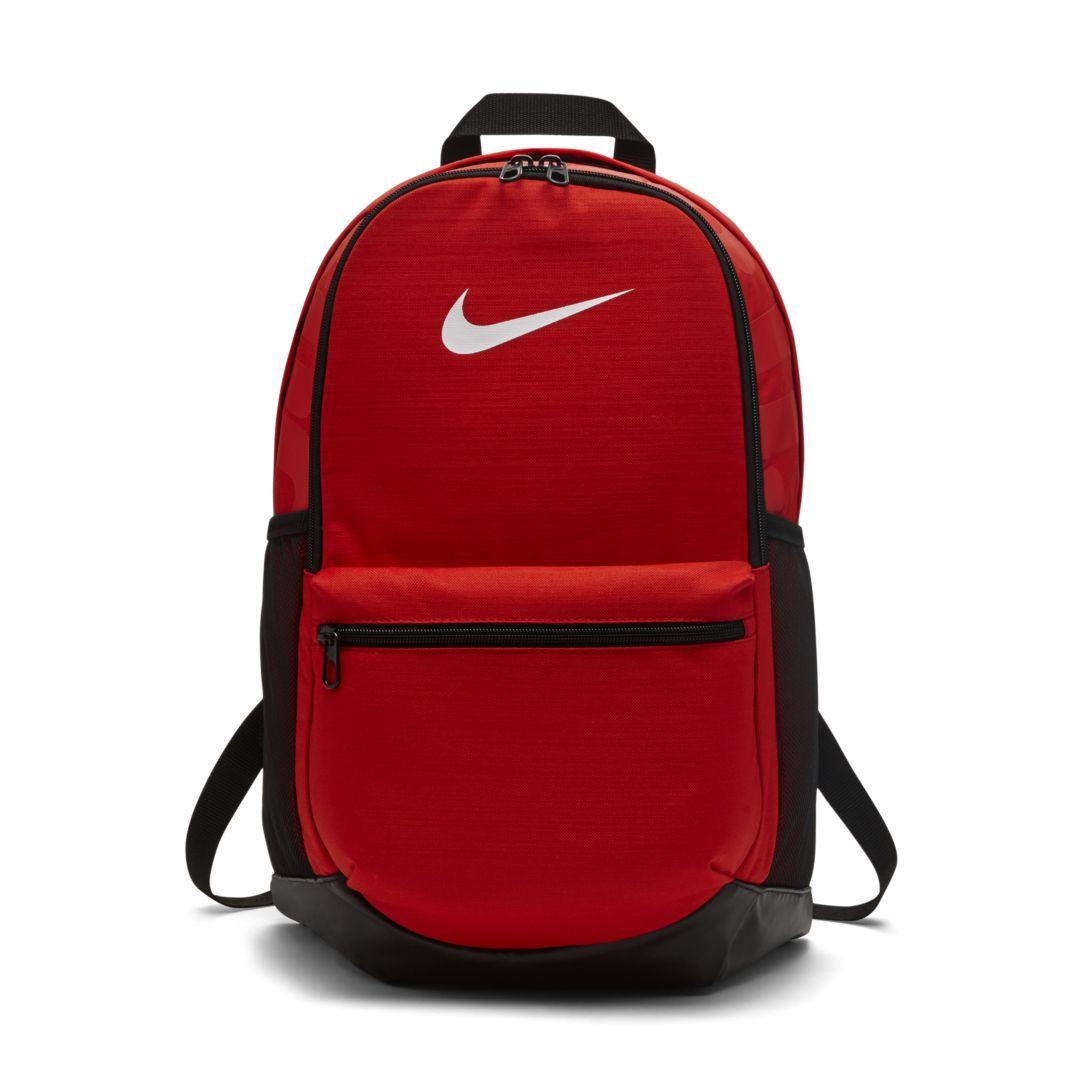 nike red brasilia backpack