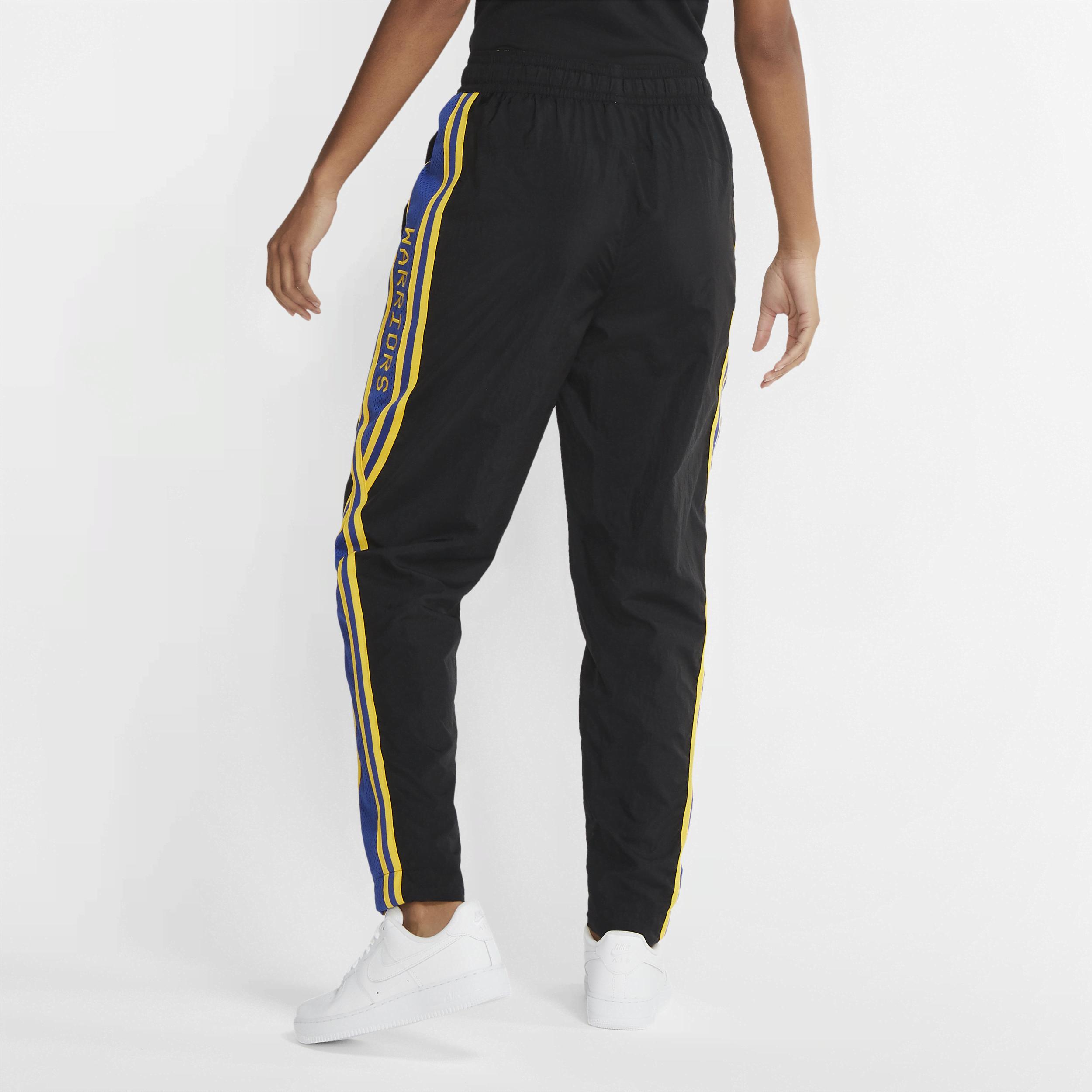 Nike Warriors Courtside Nba Tracksuit Pants In Black, | Lyst